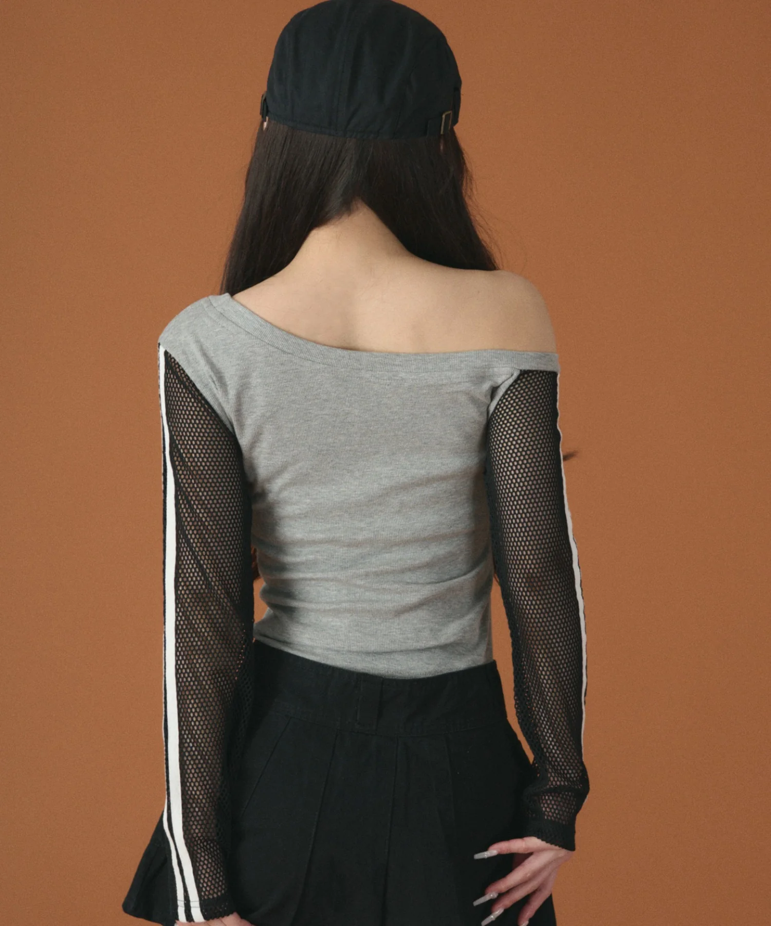 メッシュスリーブワンショルダー - Image 4