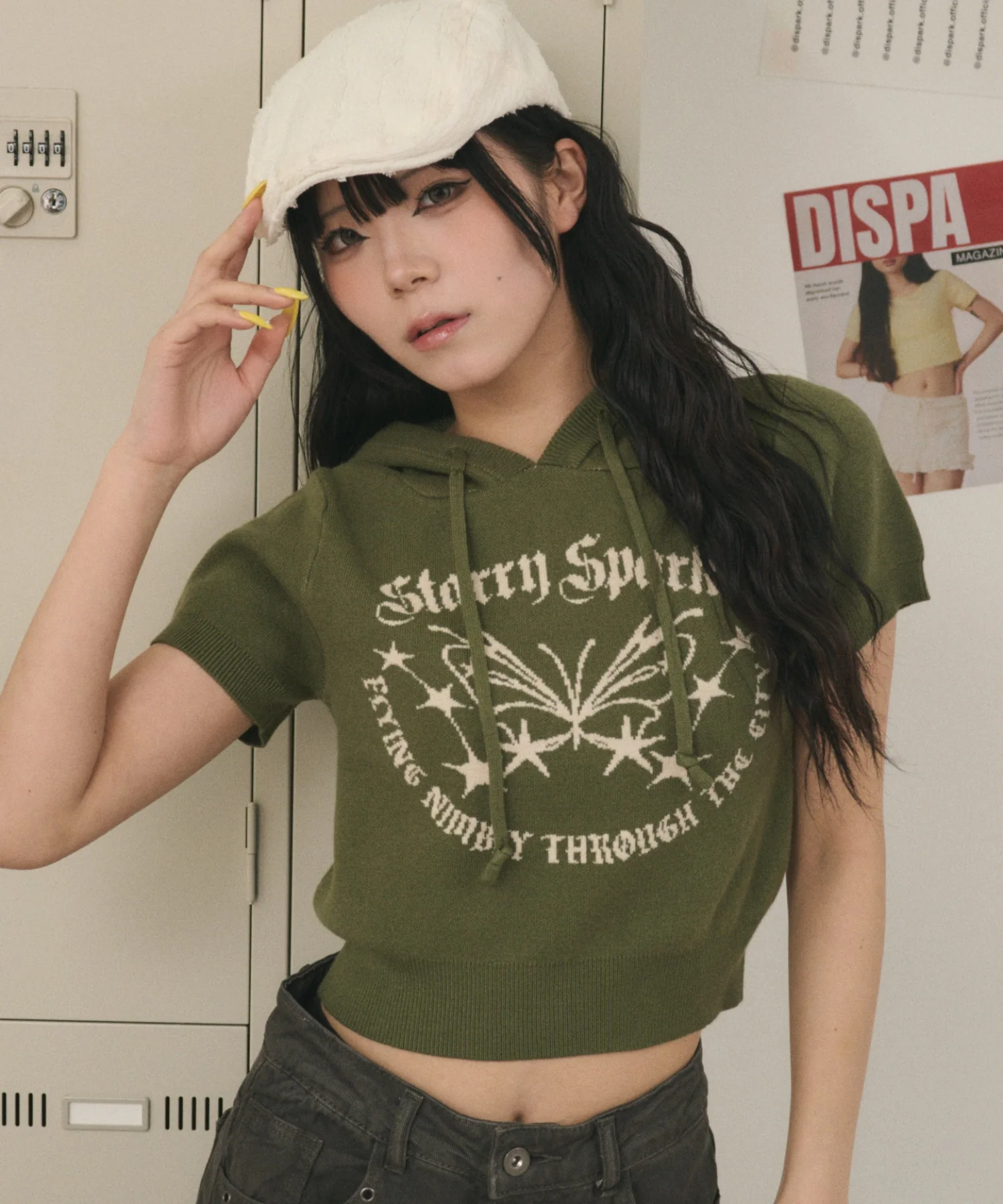 グラフィックニットフーディー - Image 7