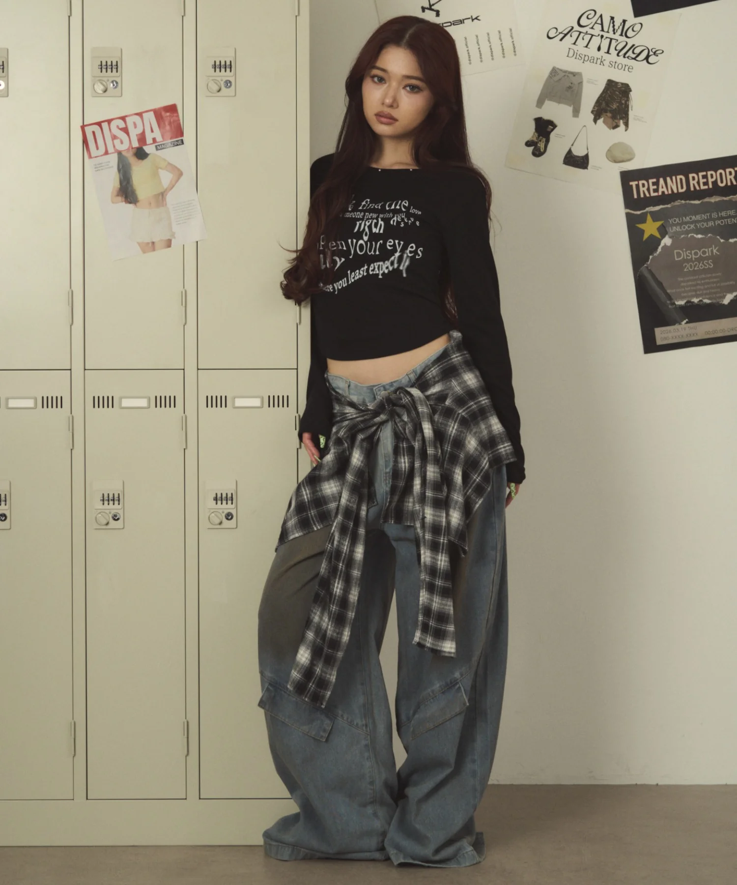 スタッズネックロンT - Image 4