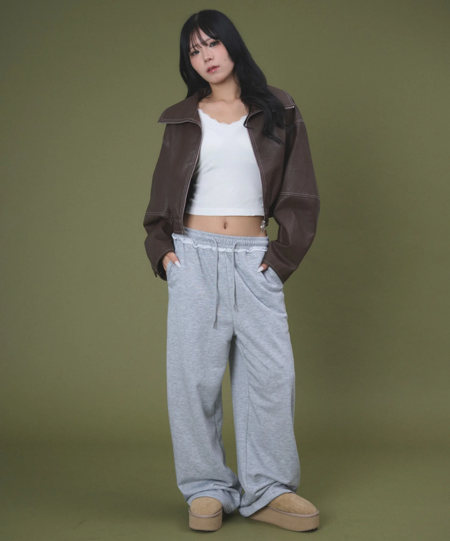 Y2Kプリントスウェットパンツ - Image 2