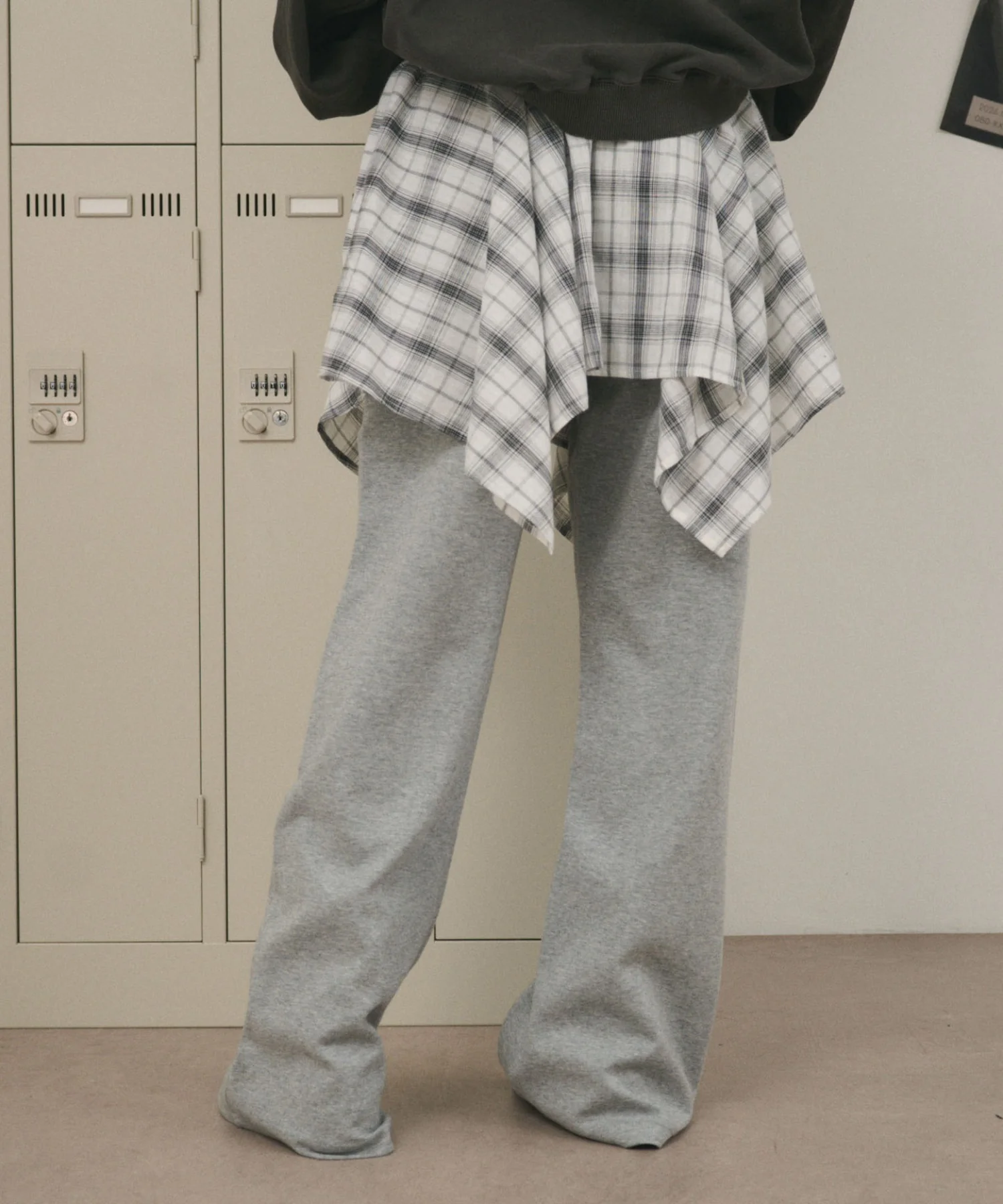 フェイクレイヤードフレアパンツ - Image 6