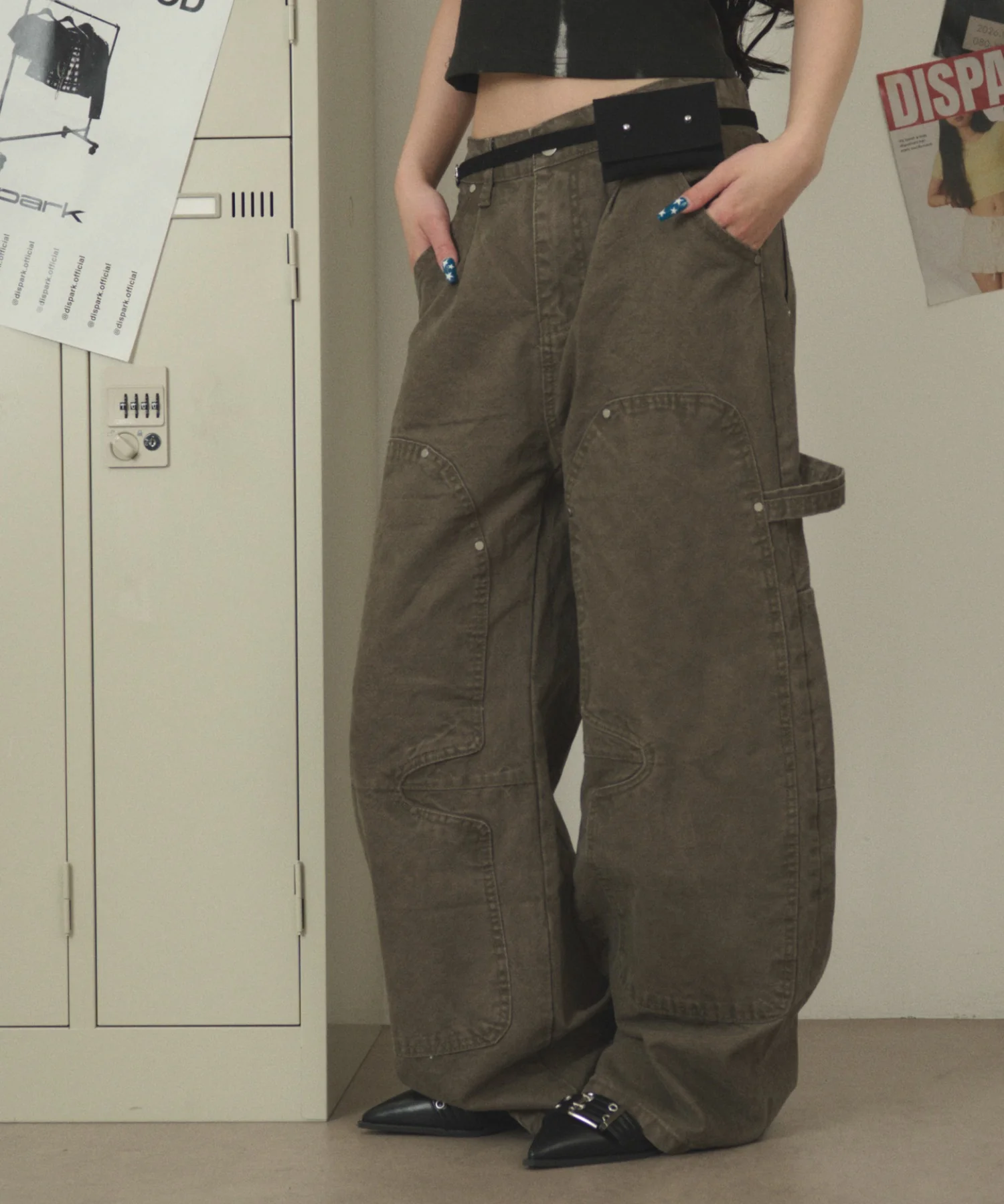 ダブルニーペインターパンツ