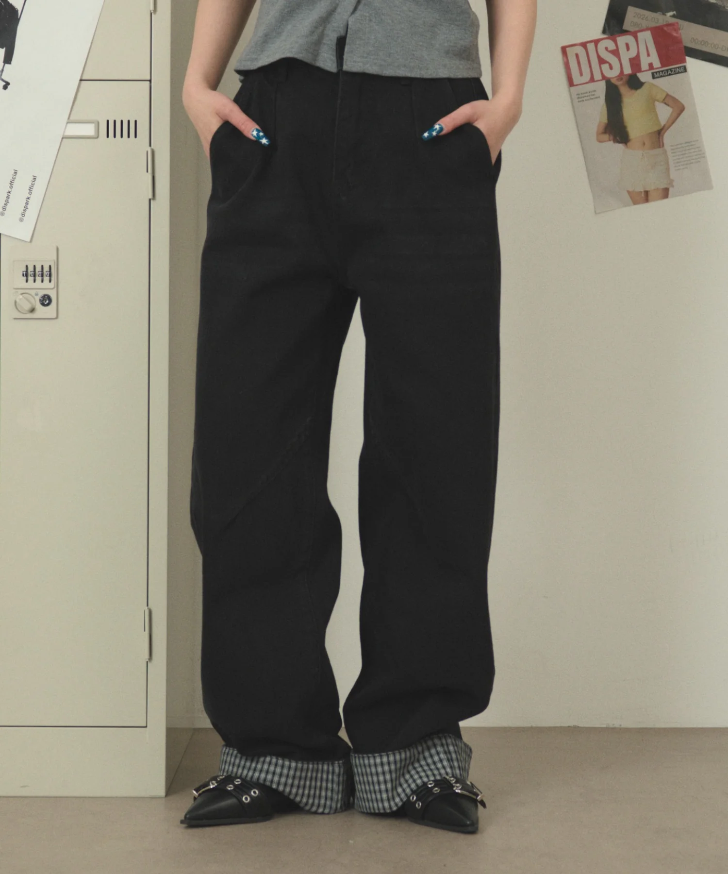 ロールアップチェックワークパンツ - Image 2