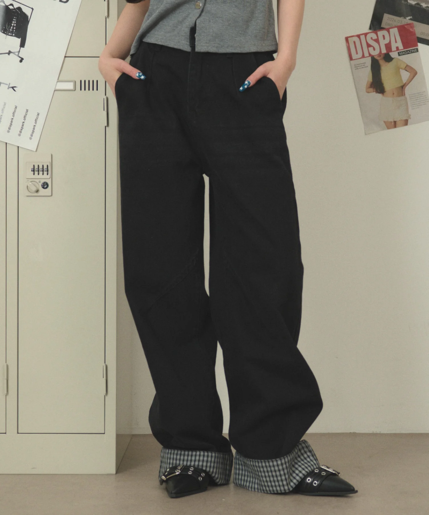ロールアップチェックワークパンツ - Image 8