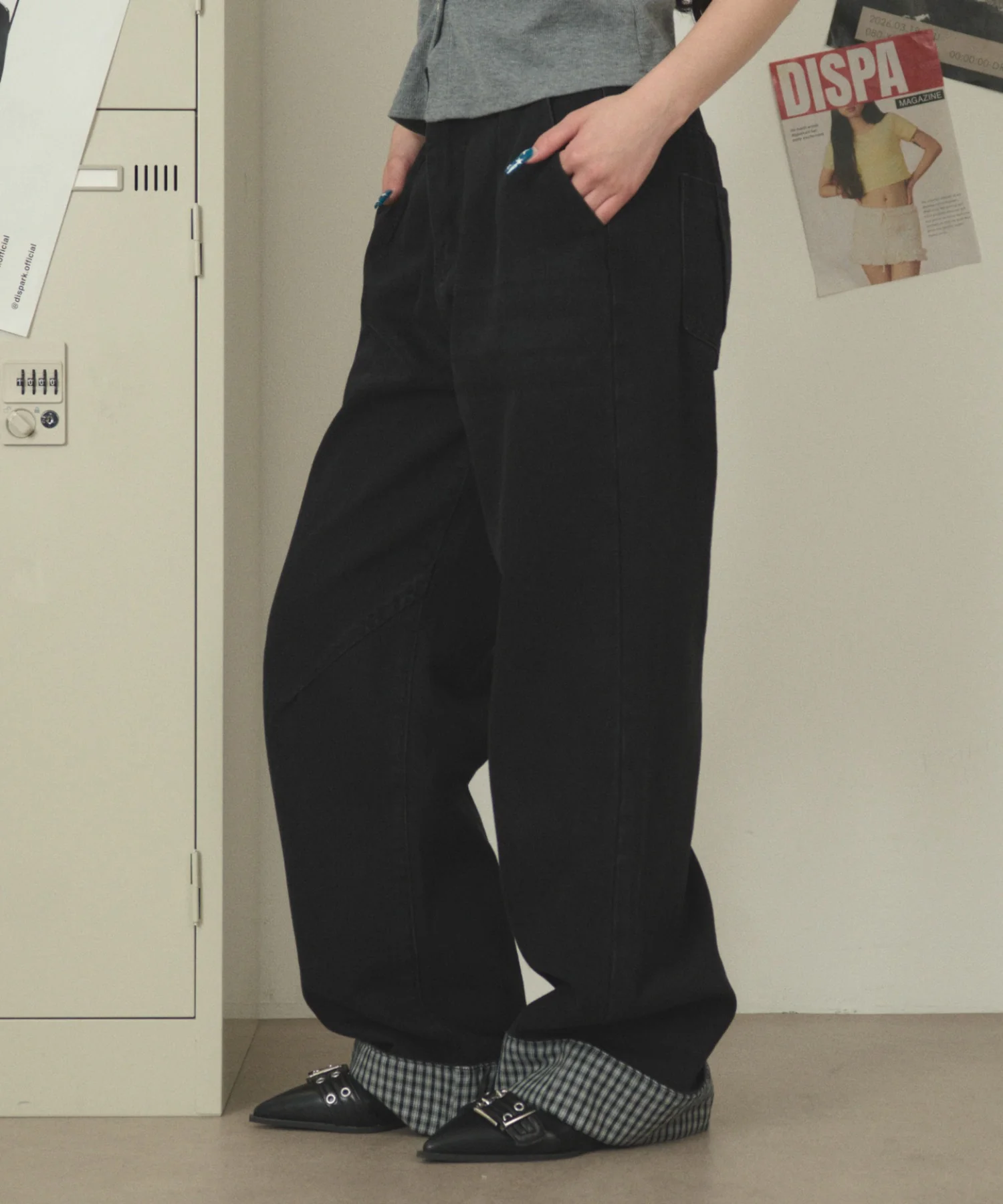 ロールアップチェックワークパンツ - Image 9