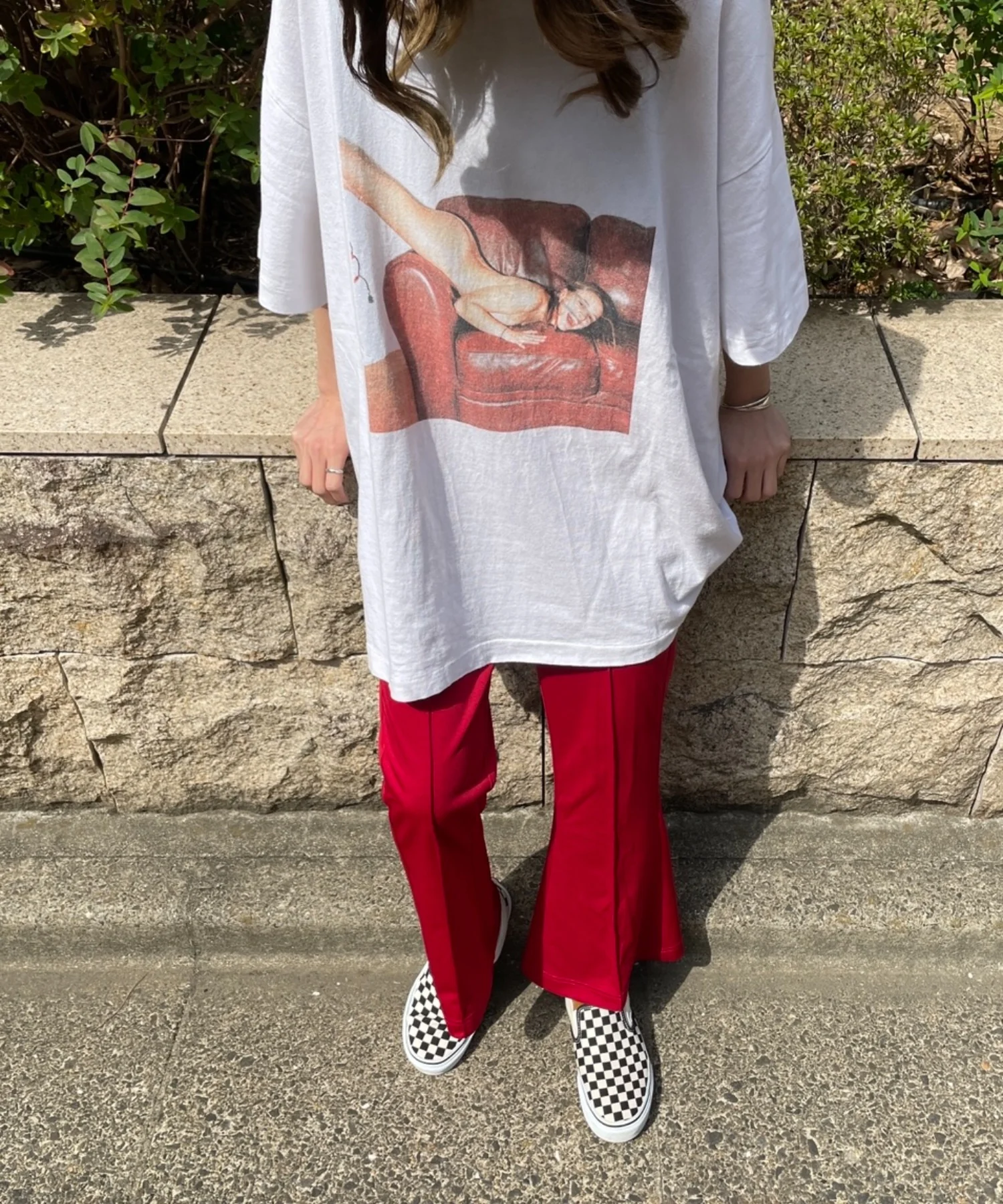 【低身長向け】ポンチピンタックフレアパンツ - Image 19