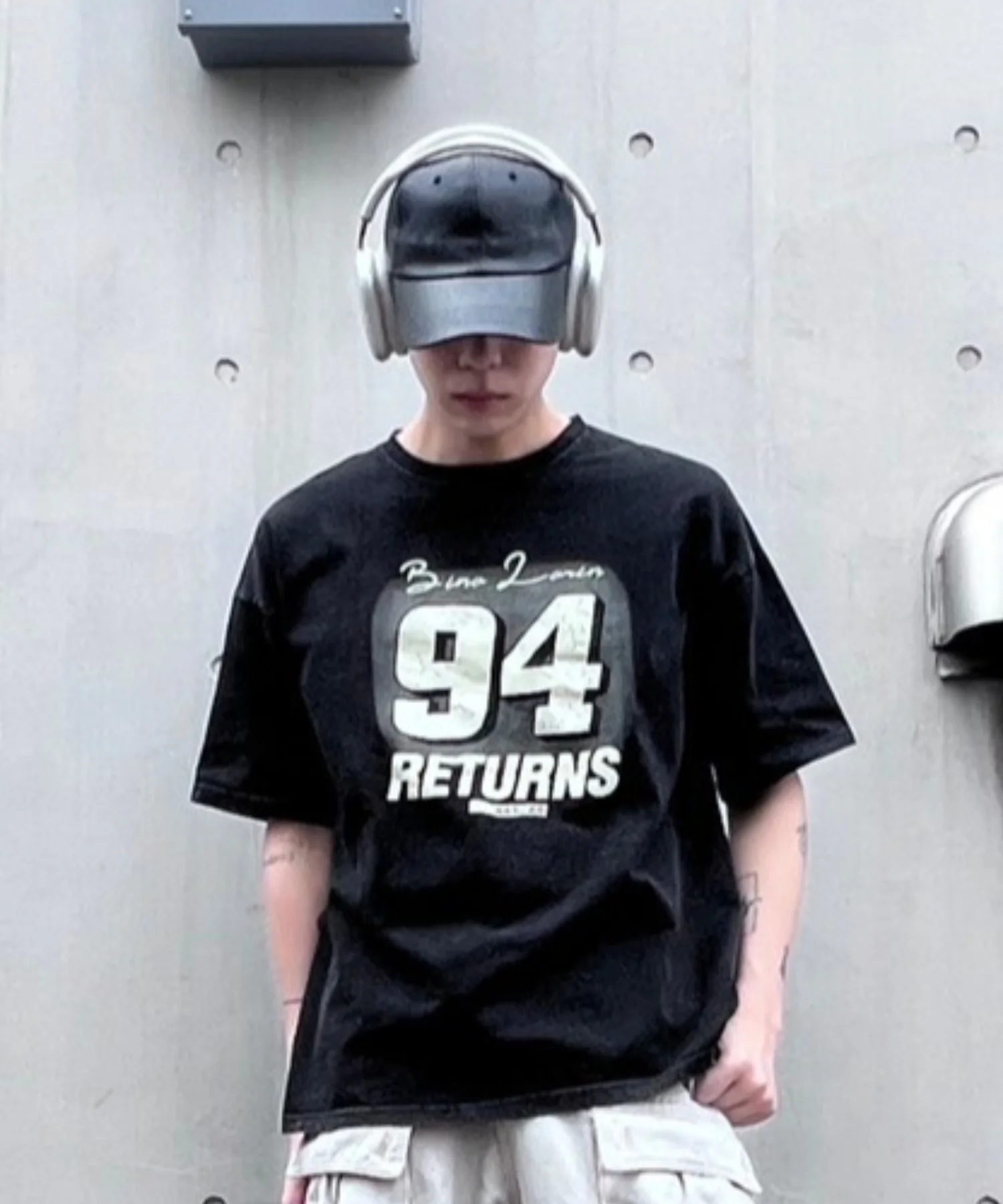 ナンバーロゴピグメントTシャツ - Image 7