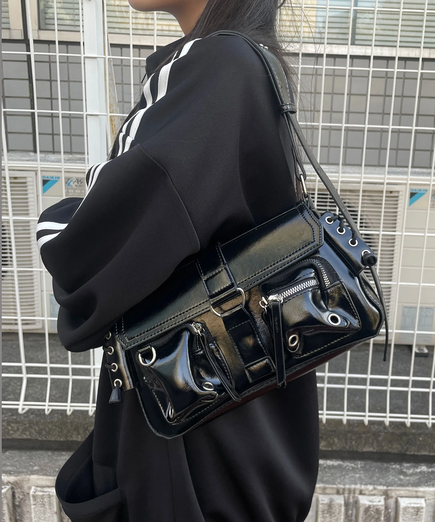 ダブルポケットショルダーバッグ - Image 7