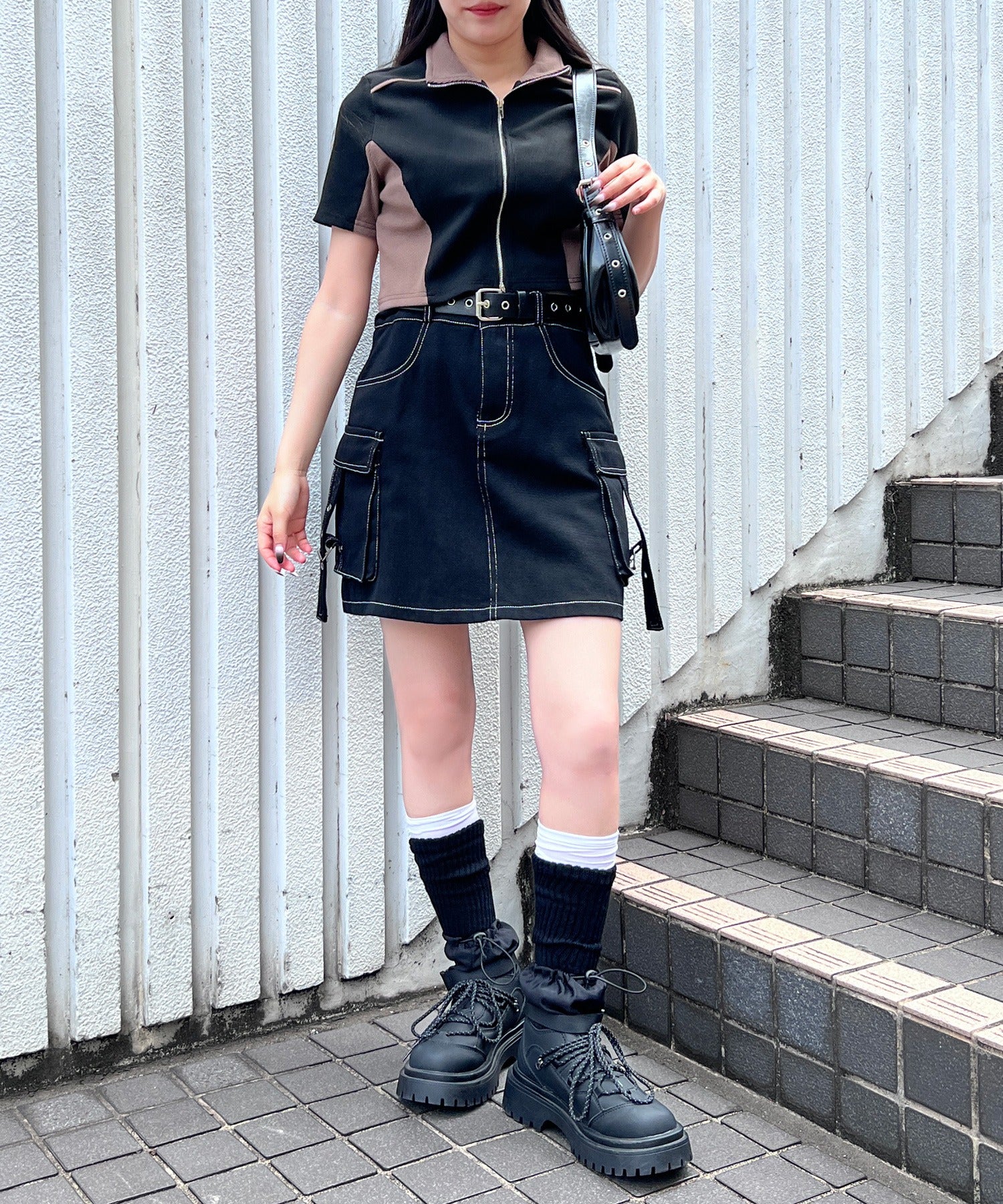 バイカラートラックトップス - Image 5