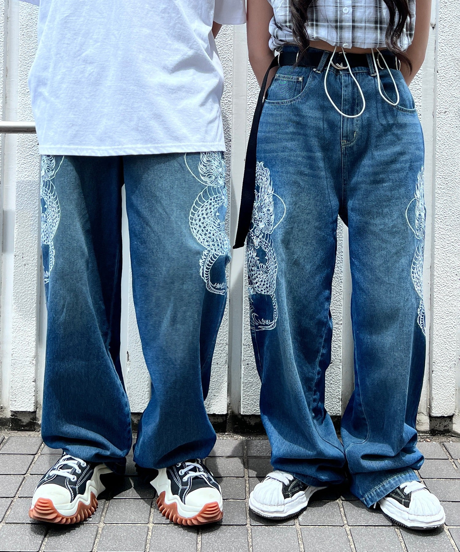 ドラゴン刺繍デニムパンツ - Image 12