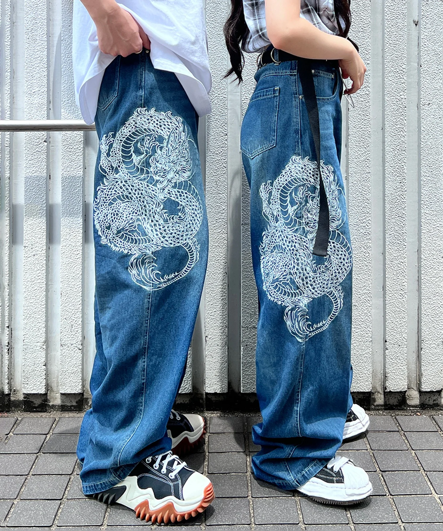 ドラゴン刺繍デニムパンツ - Image 13