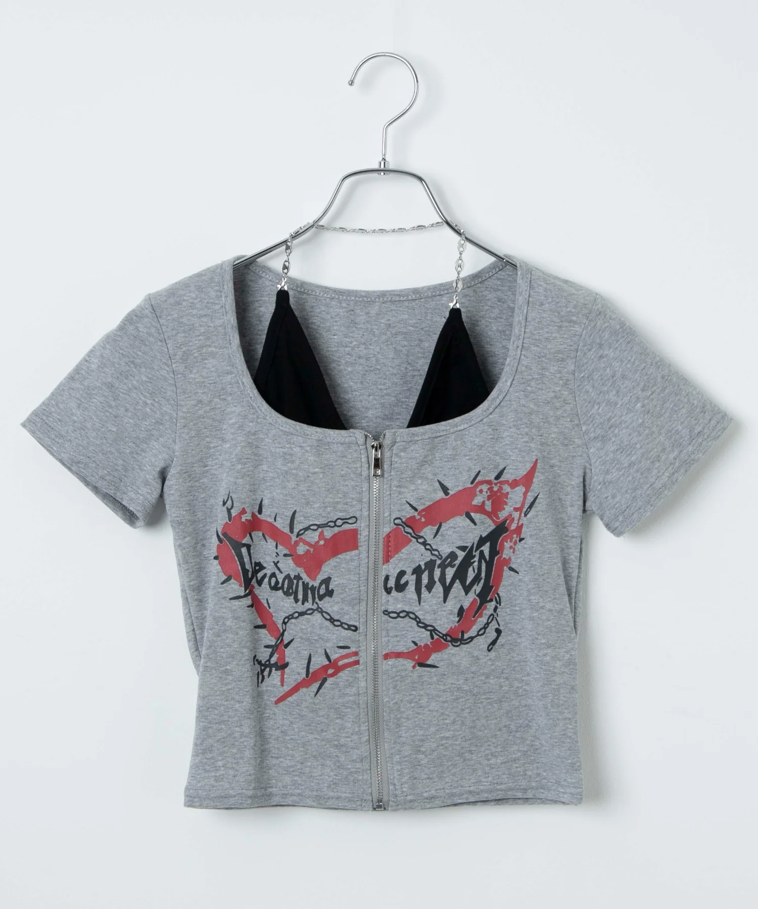 フロントZIPキャミ付きトップス - Image 8