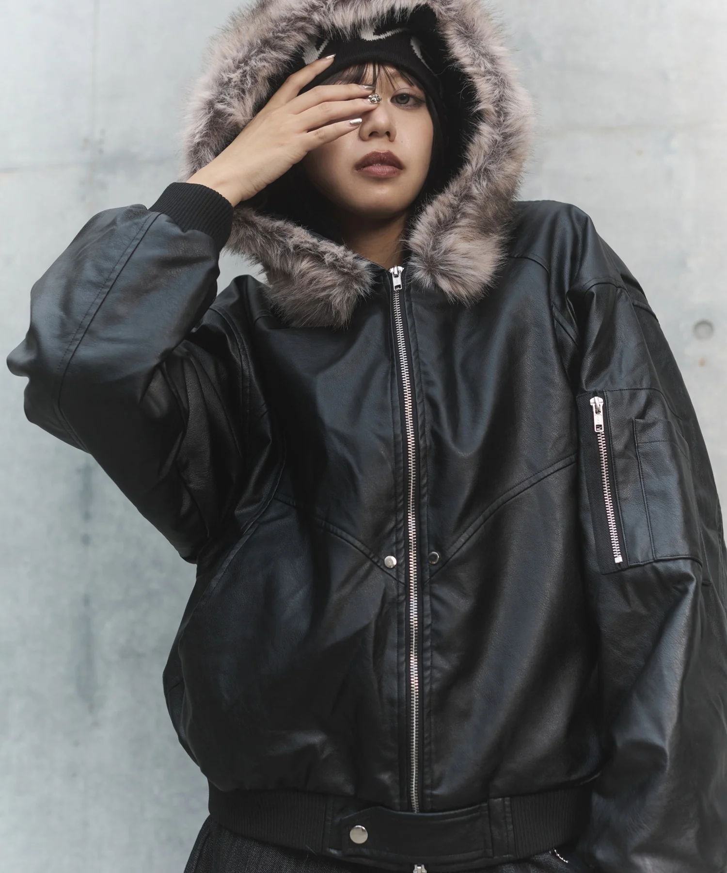 N2B合皮ジャケット - Image 3