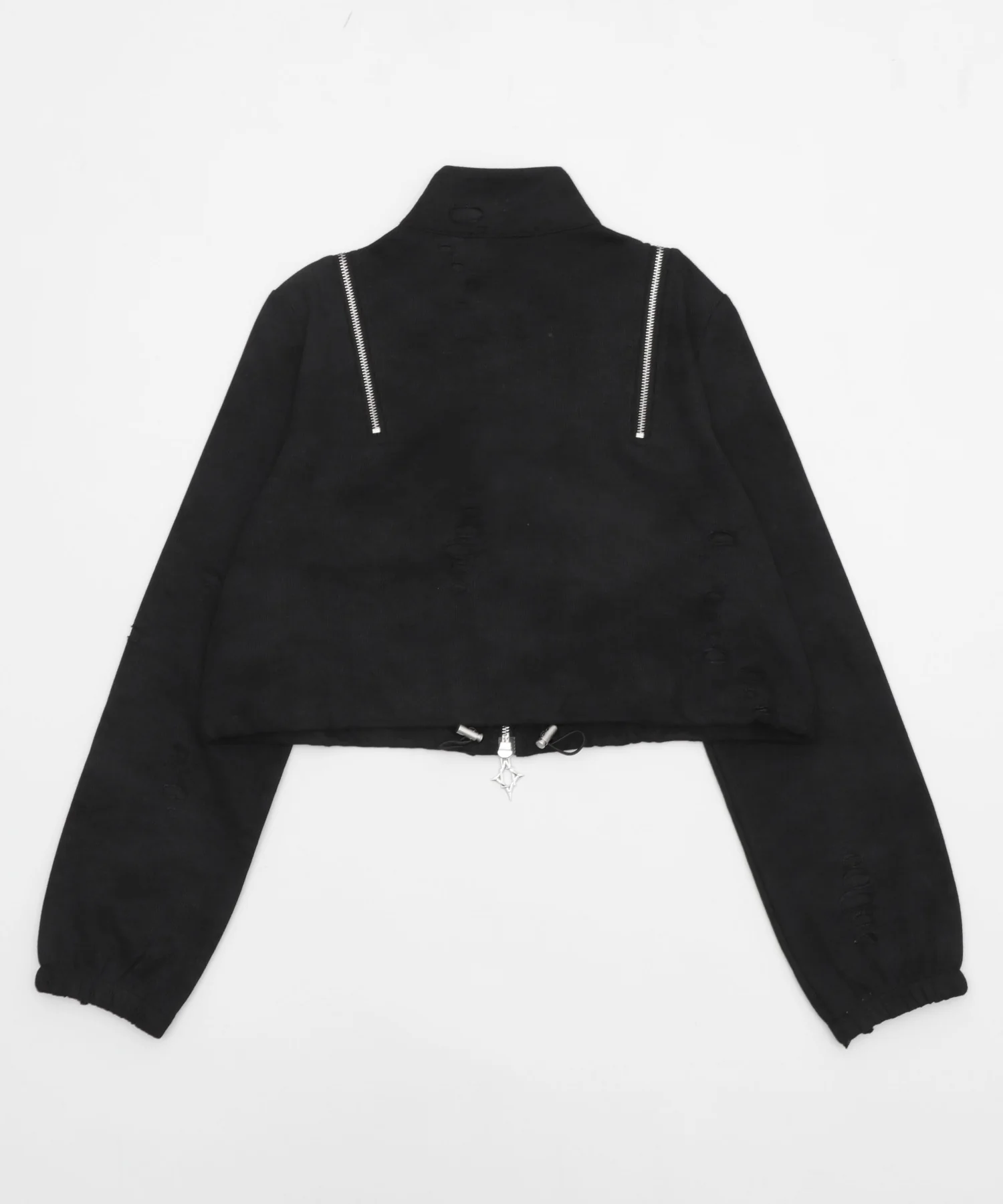 クロップドショルダーZIPトップ - Image 13