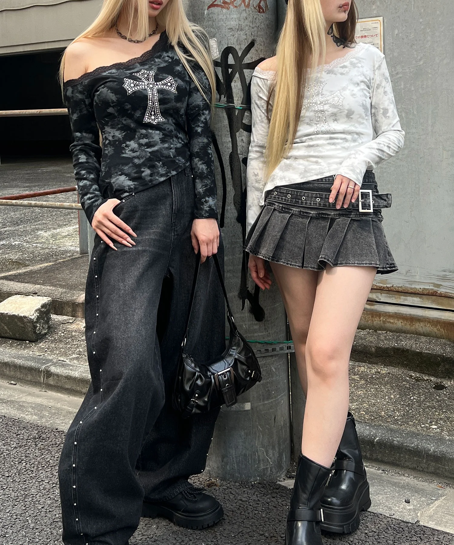 オフショルクロスロンT - Image 4
