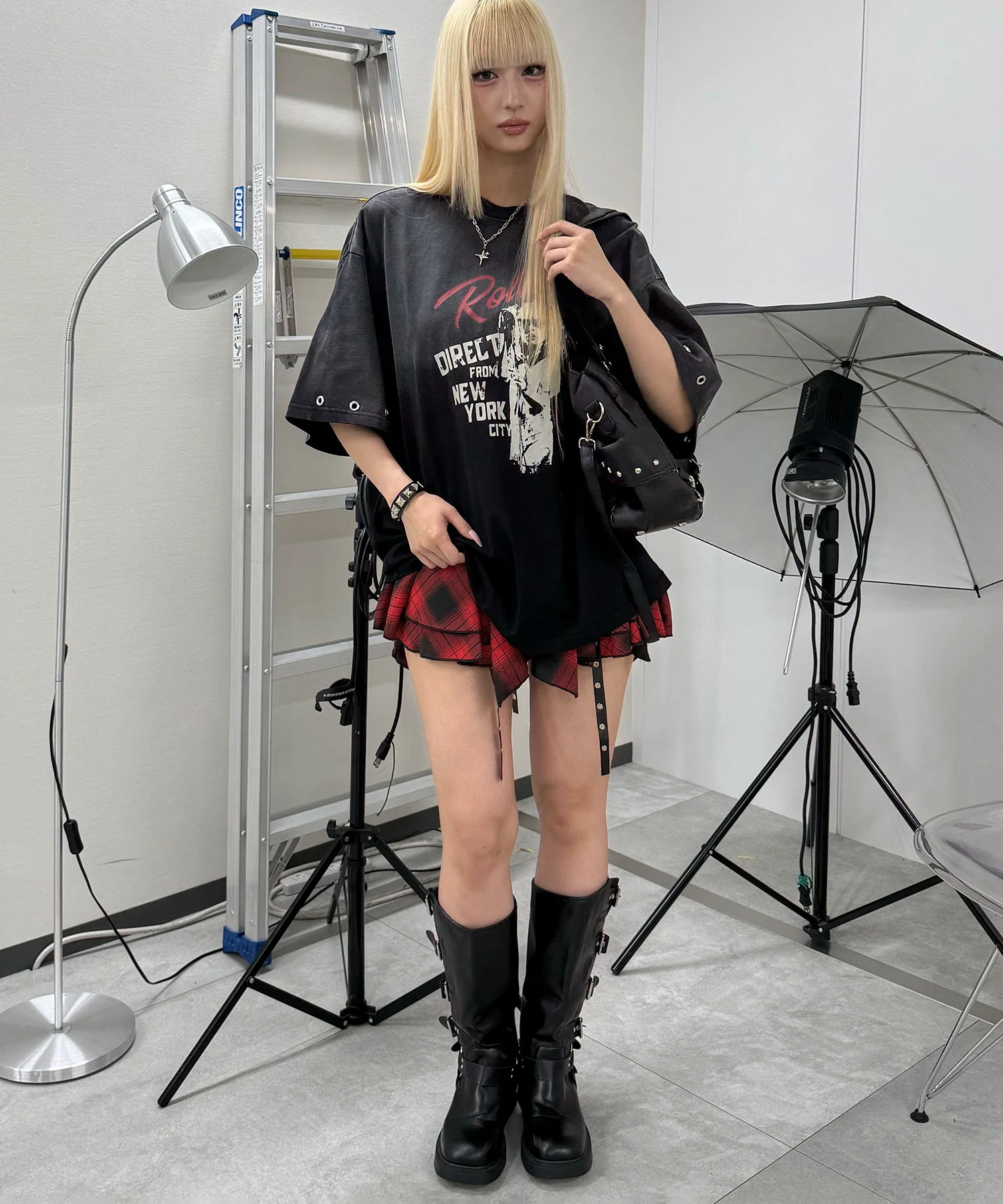 PUNKSアイレットビッグT - Image 5
