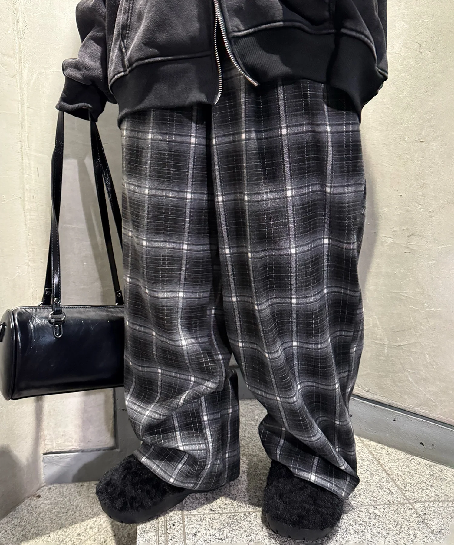 チェックワイドパンツ - Image 2