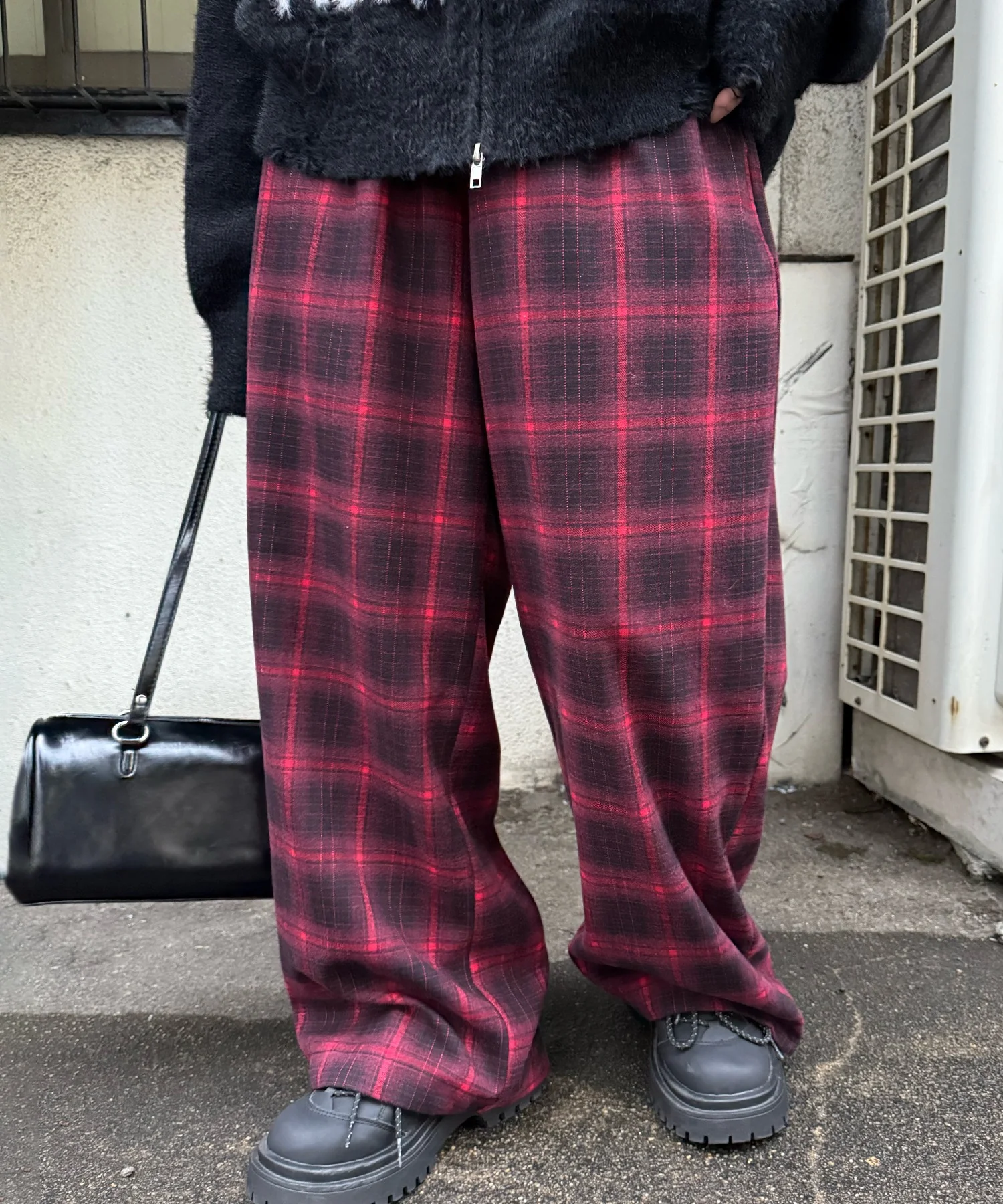 チェックワイドパンツ - Image 3