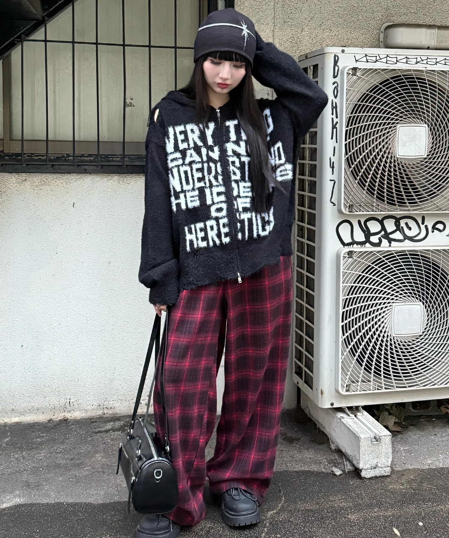 チェックワイドパンツ - Image 5