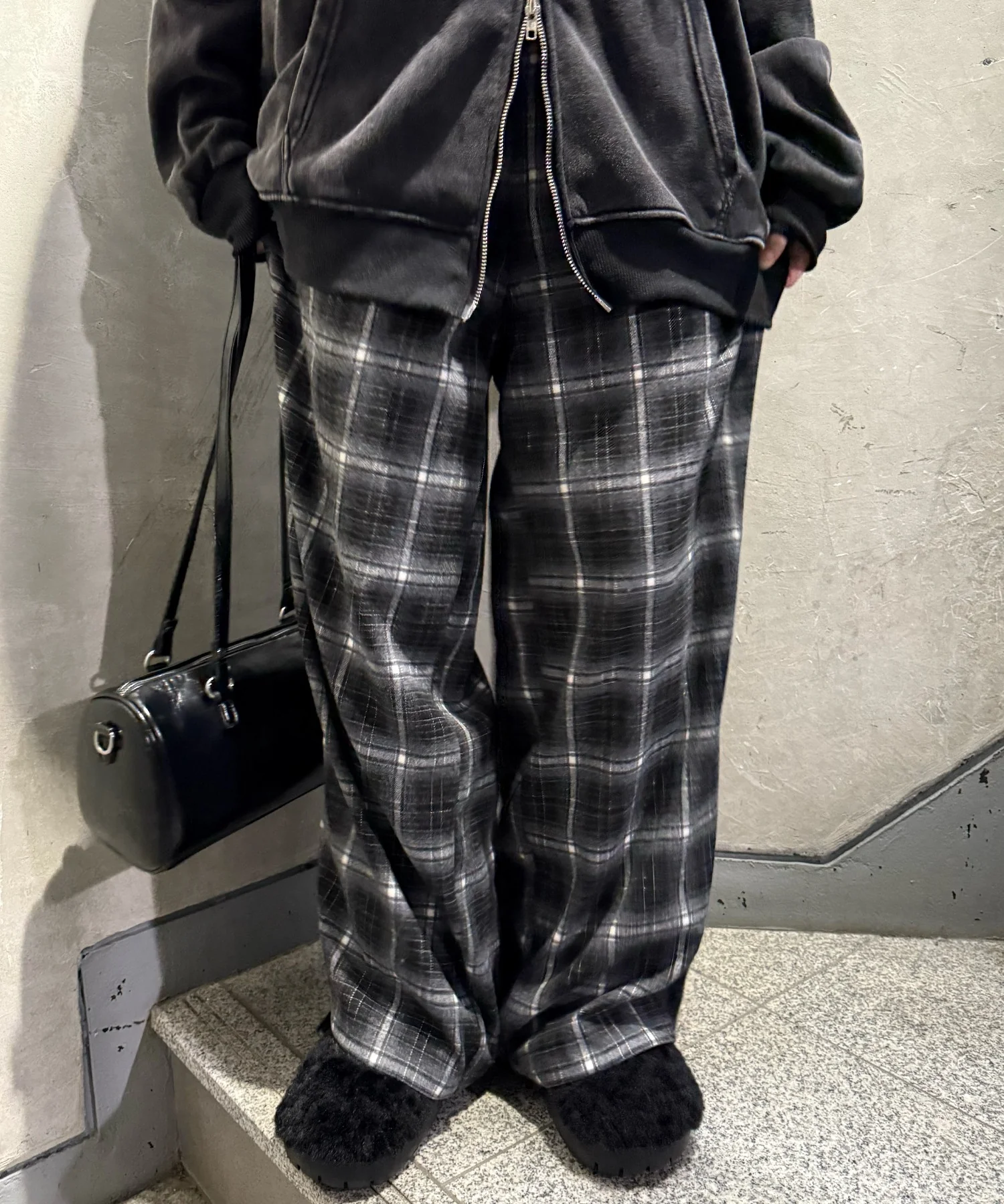 チェックワイドパンツ - Image 7