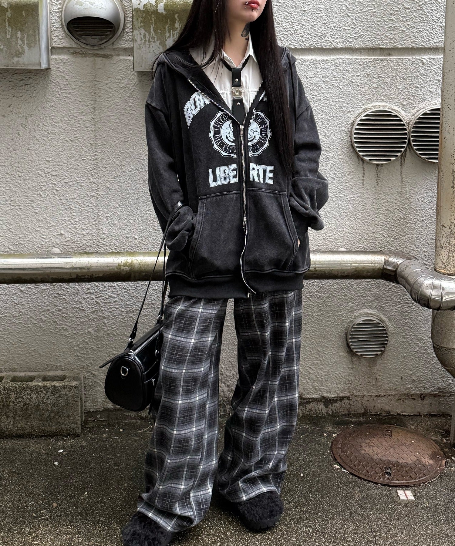 チェックワイドパンツ - Image 8