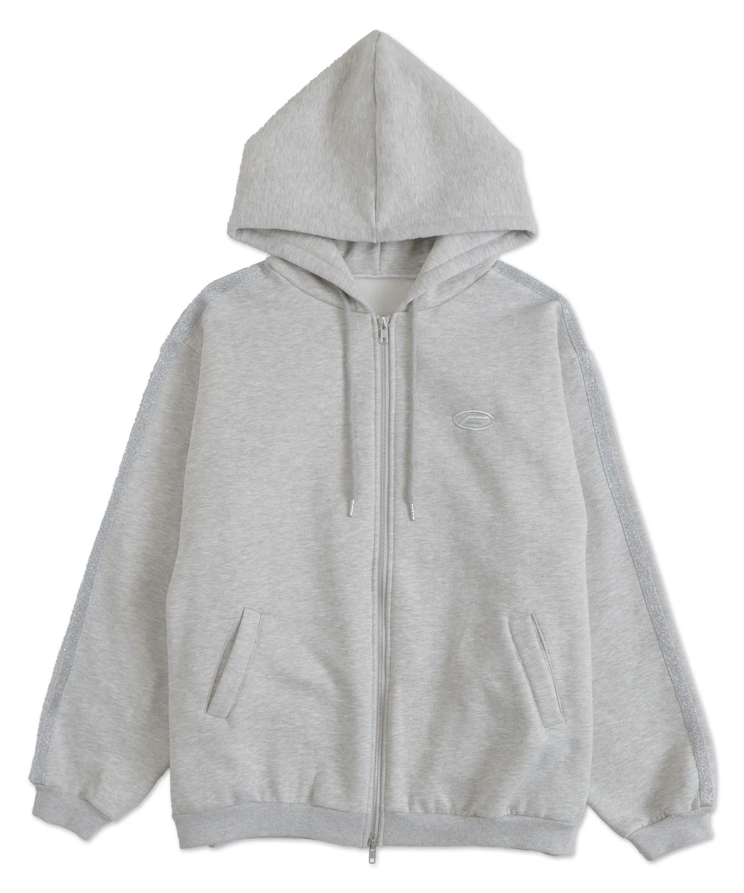 グリッターラインダブルZIPビッグパーカー - Image 14