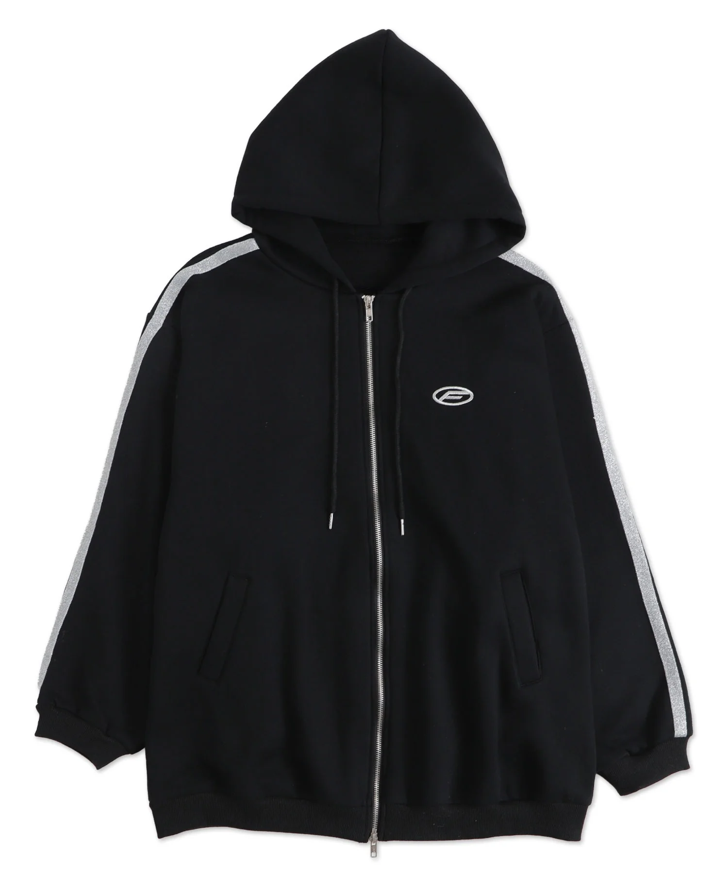 グリッターラインダブルZIPビッグパーカー - Image 15