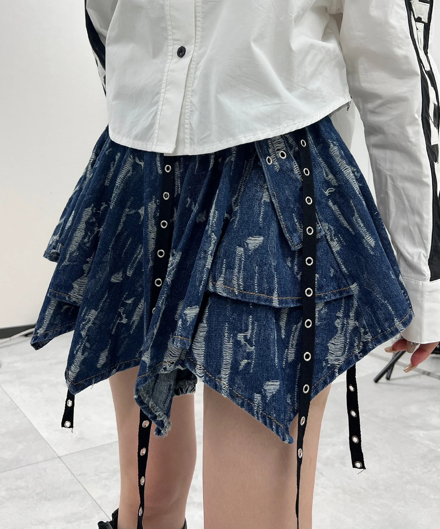 パンクデニムミニスカパン - Image 3
