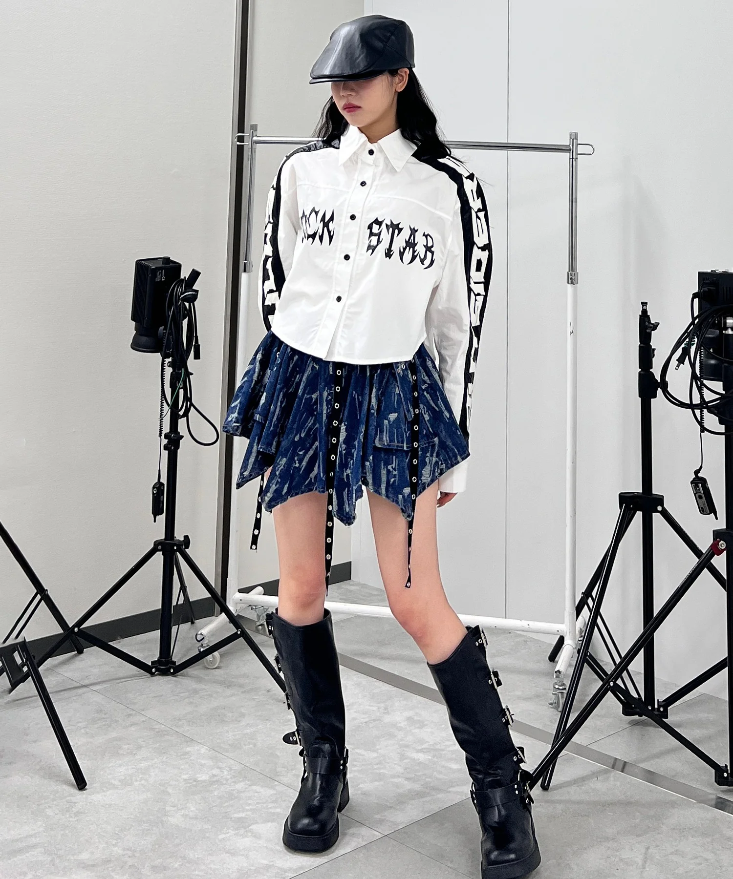 パンクデニムミニスカパン - Image 5