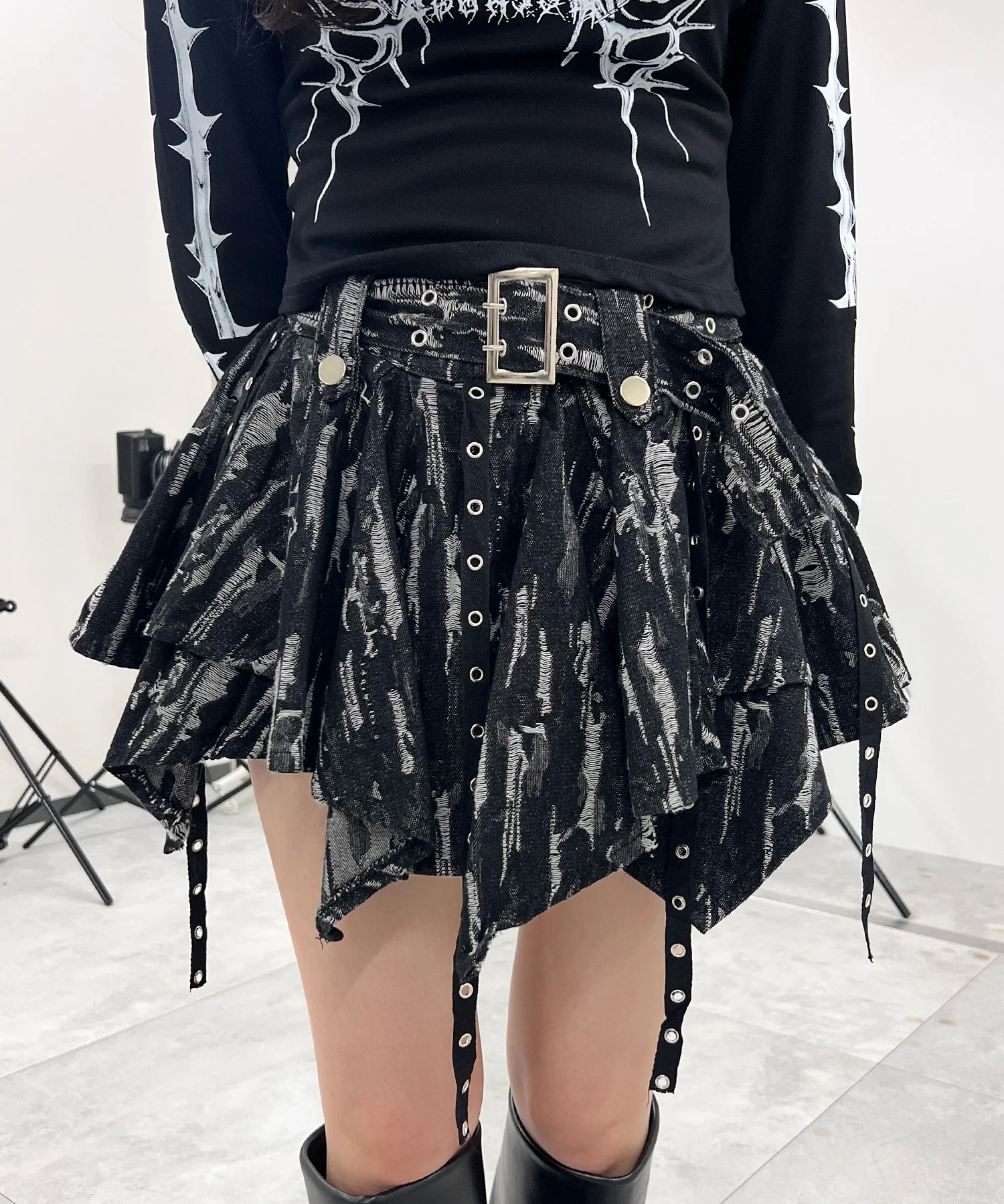 パンクデニムミニスカパン - Image 6