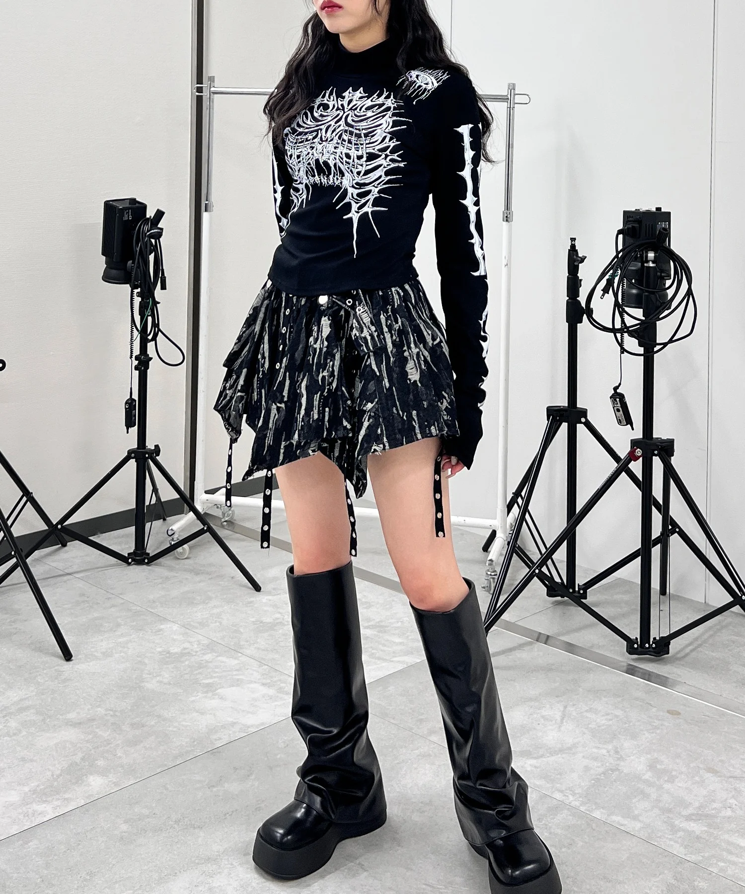 パンクデニムミニスカパン - Image 8