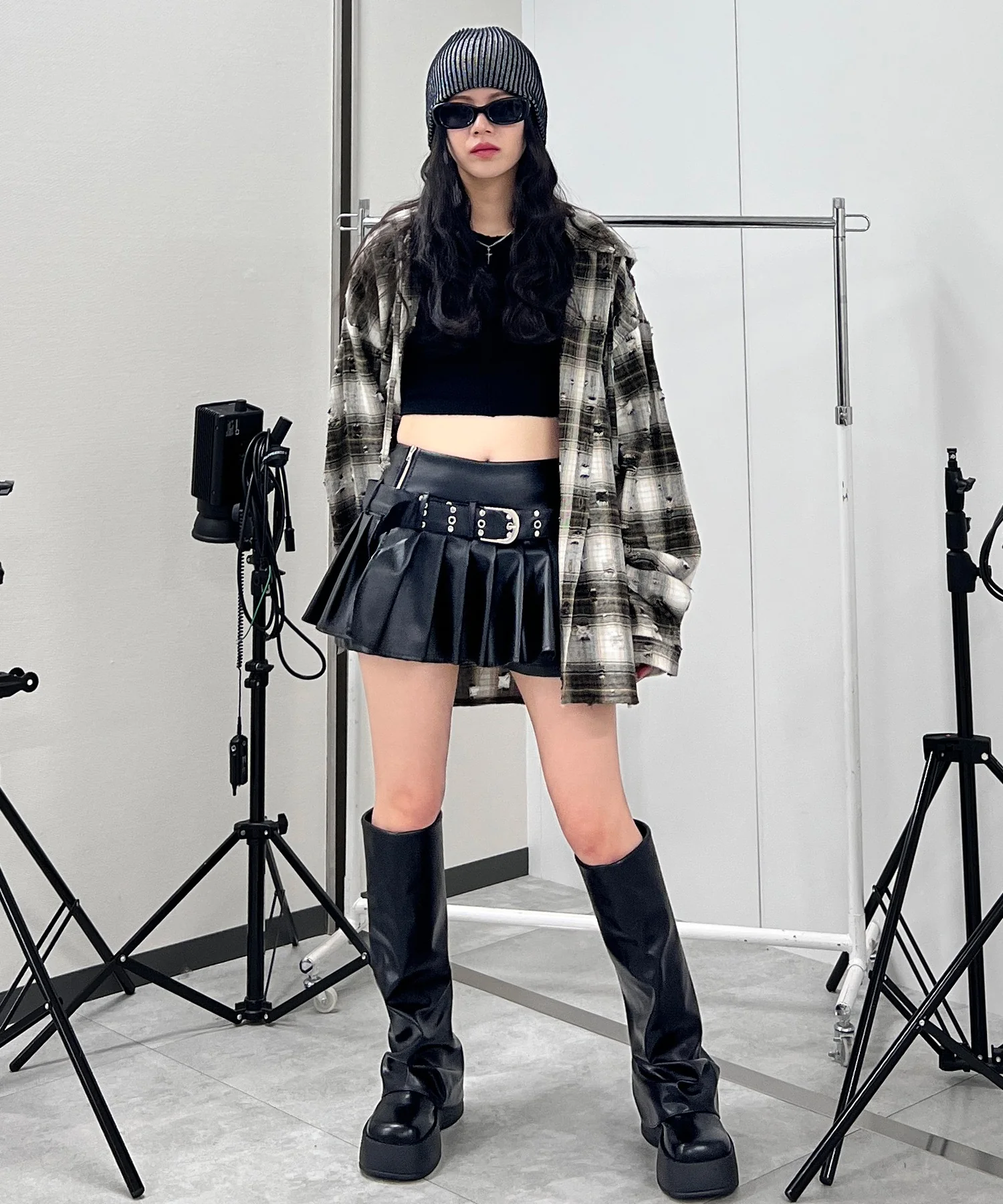 ダメージフードチェックシャツ - Image 13