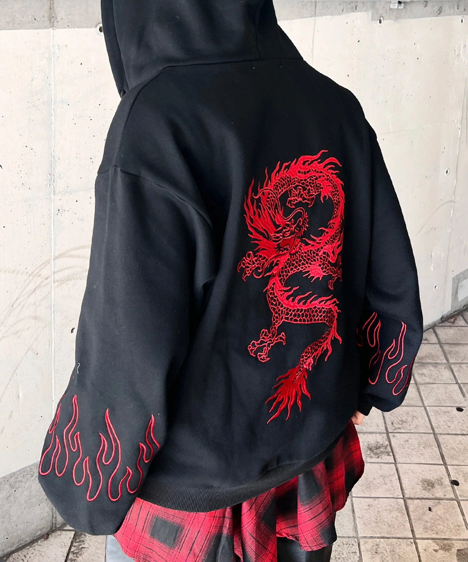 ドラゴン刺繍ビッグZIPパーカー　 - Image 12