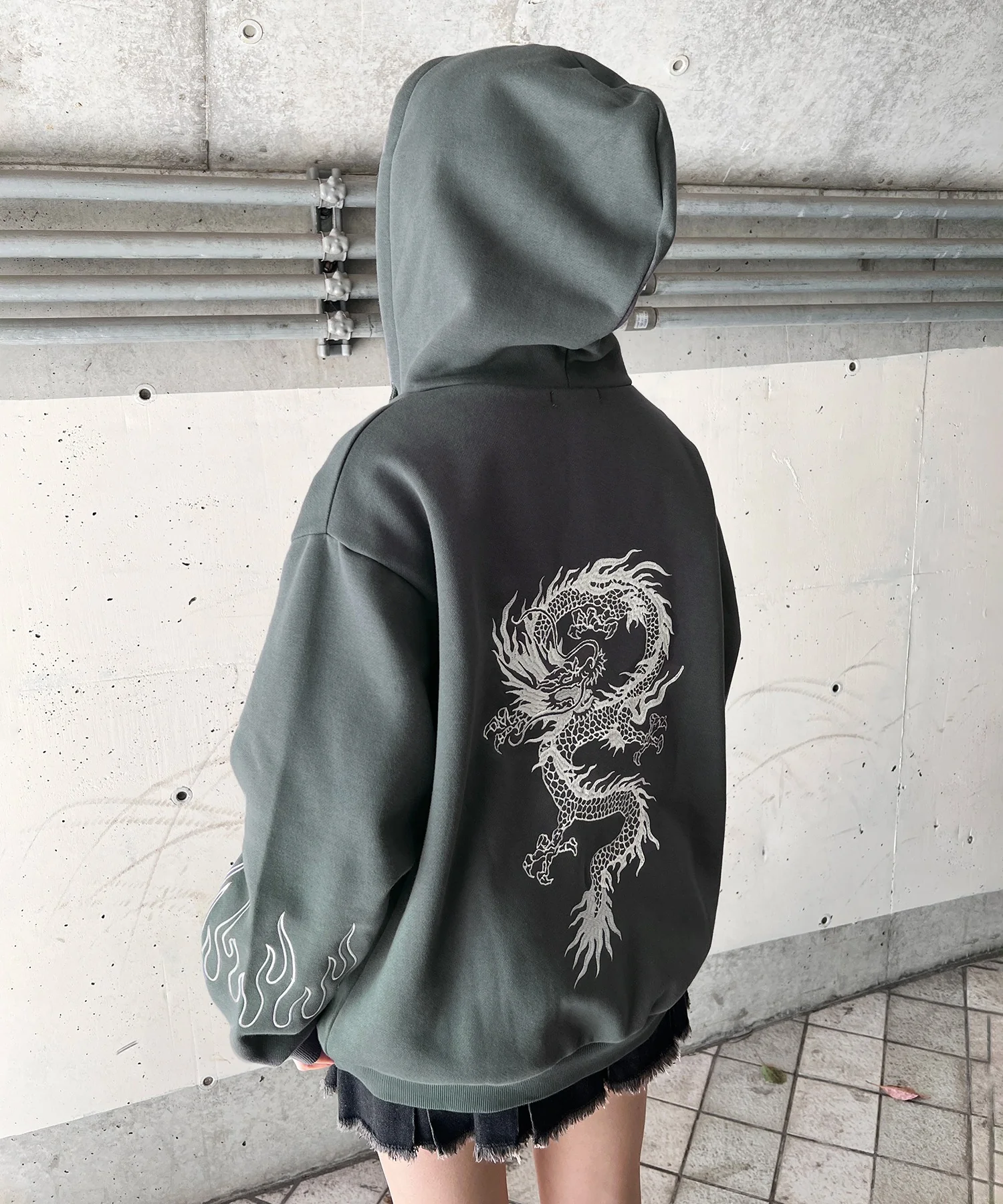 ドラゴン刺繍ビッグZIPパーカー　 - Image 18