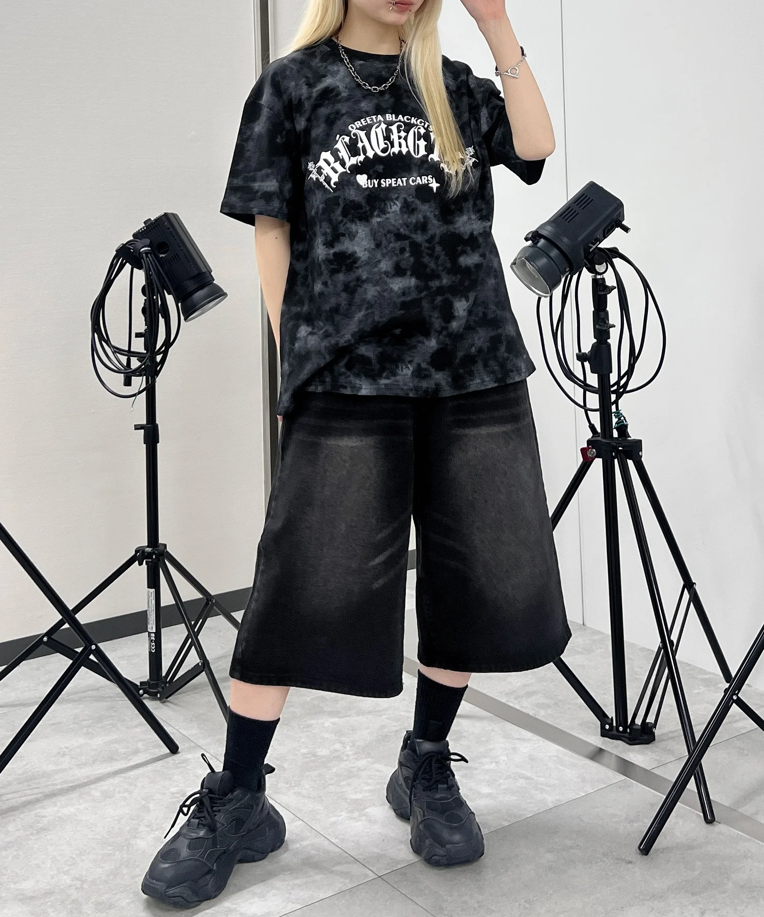 ゴシックロゴタイダイビッグT - Image 11