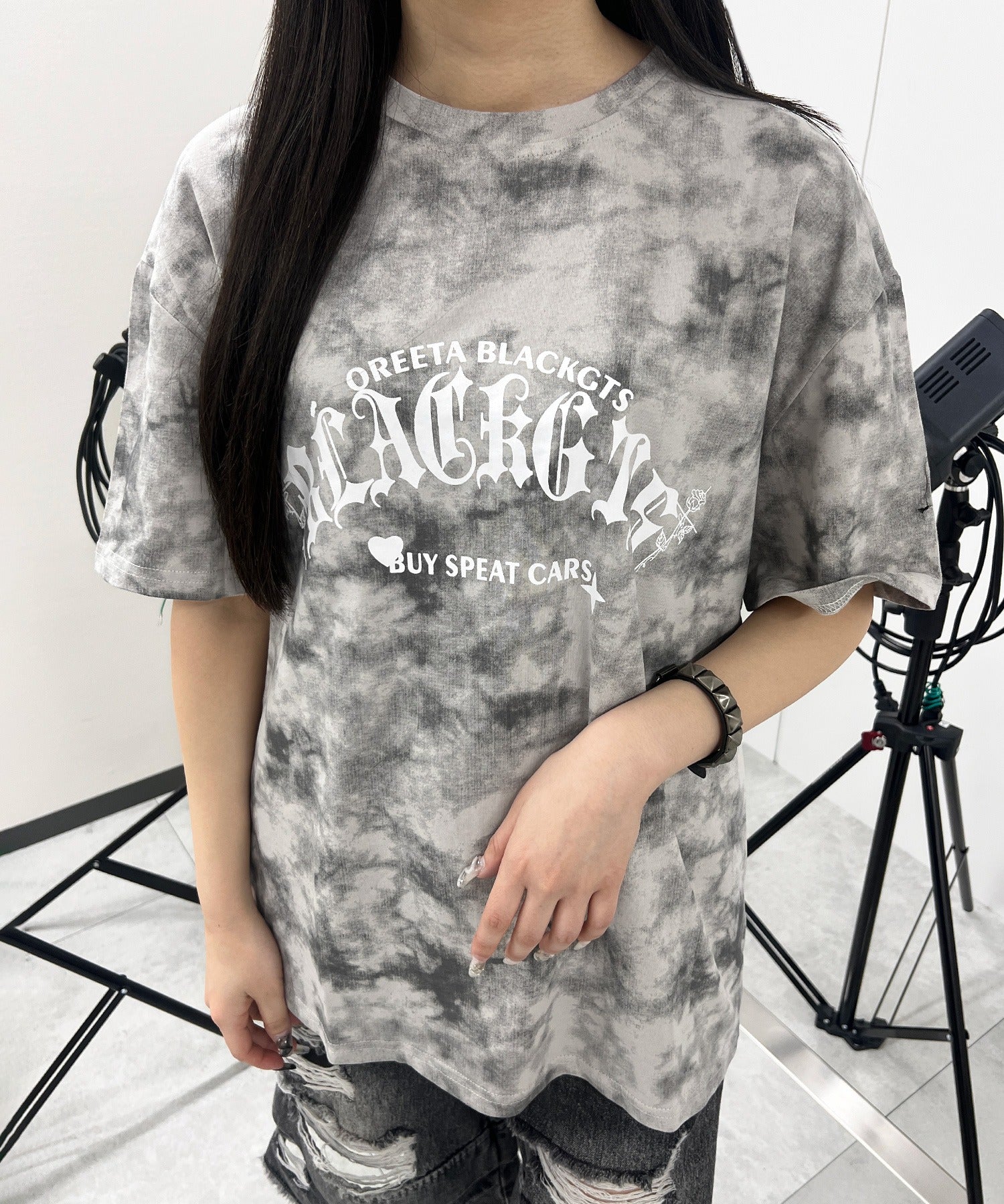 ゴシックロゴタイダイビッグT - Image 2
