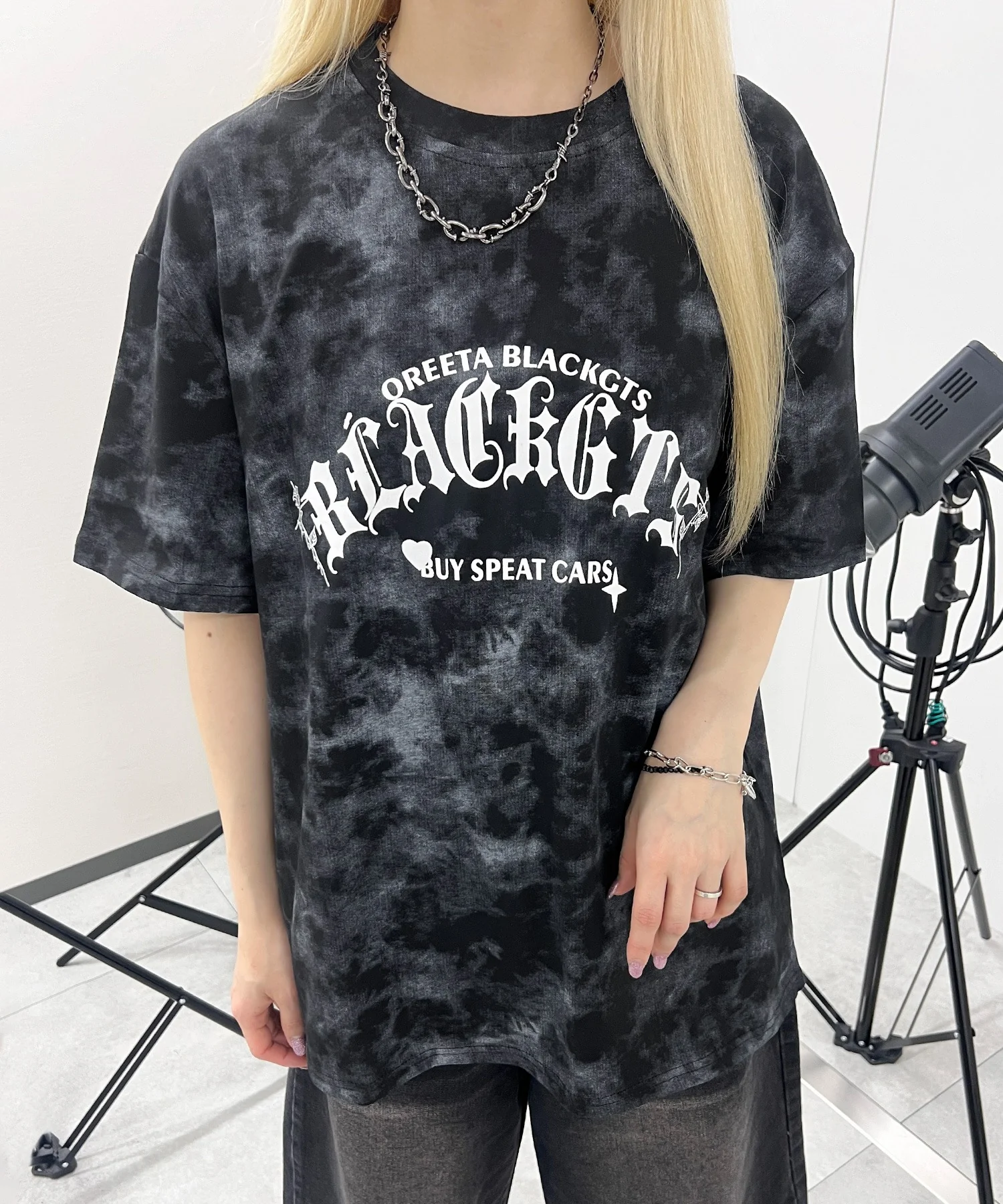 ゴシックロゴタイダイビッグT - Image 3