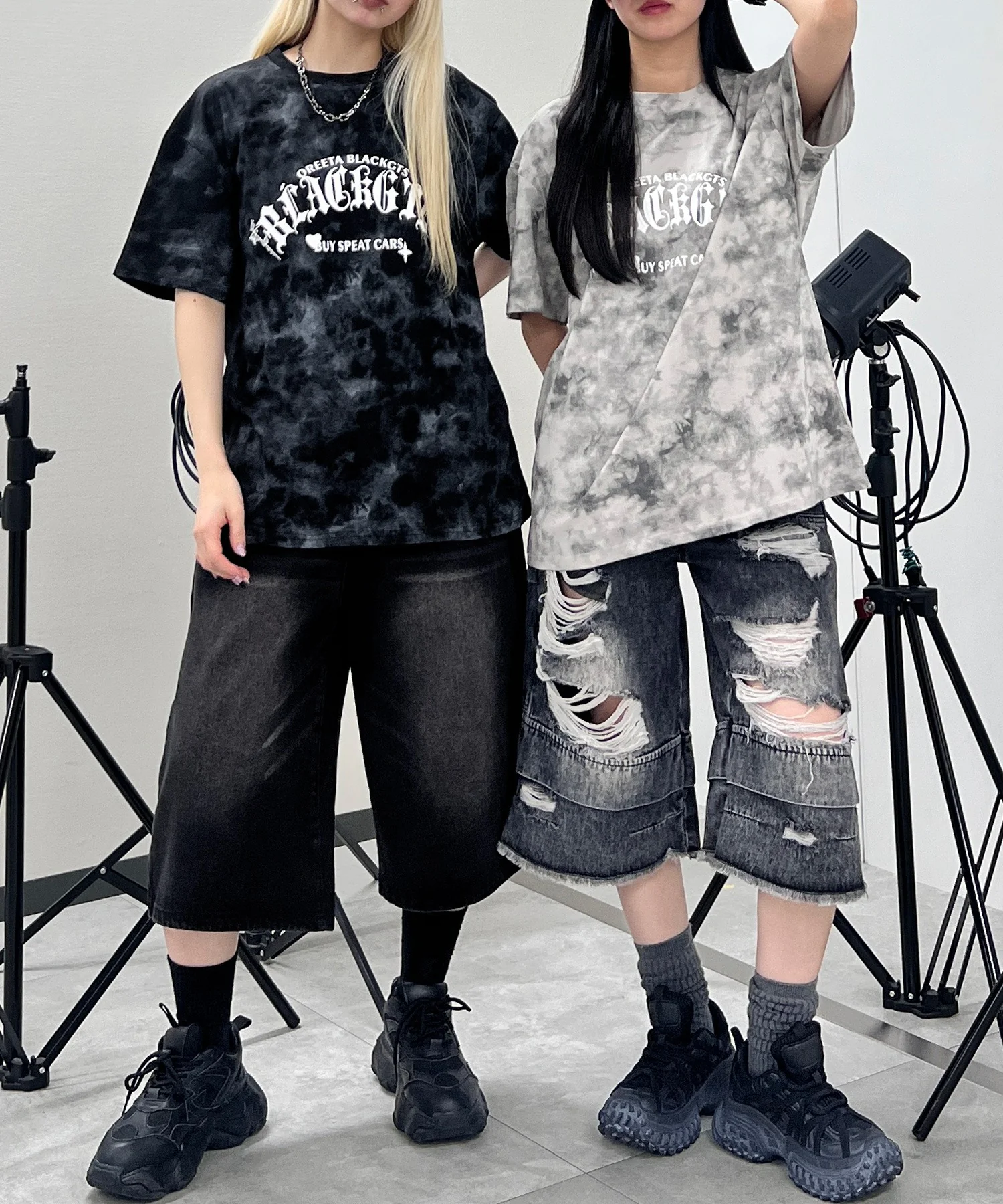 ゴシックロゴタイダイビッグT - Image 4