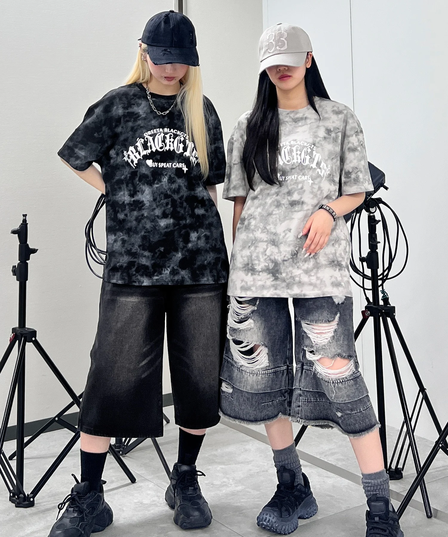 ゴシックロゴタイダイビッグT - Image 5
