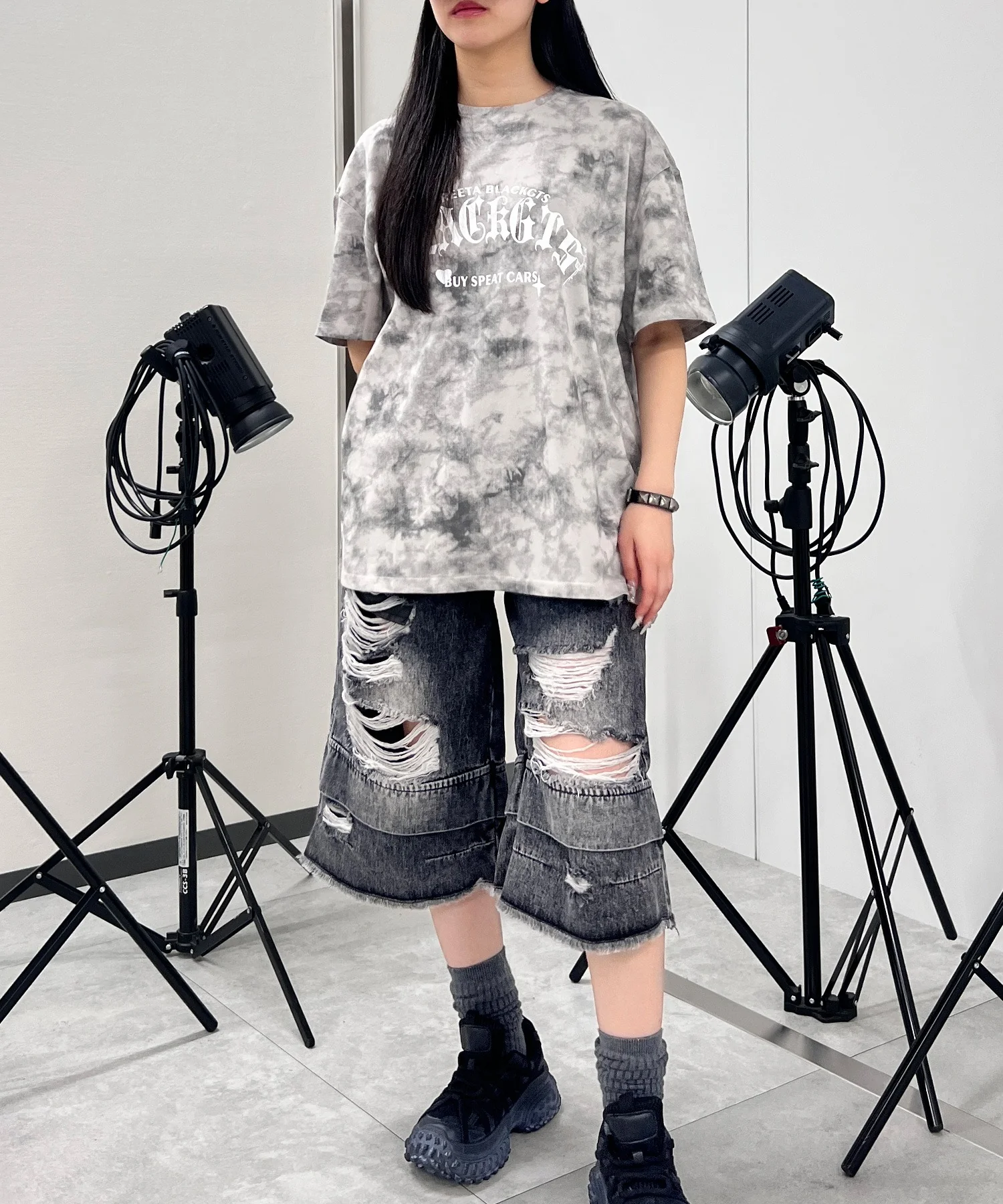 ゴシックロゴタイダイビッグT - Image 7