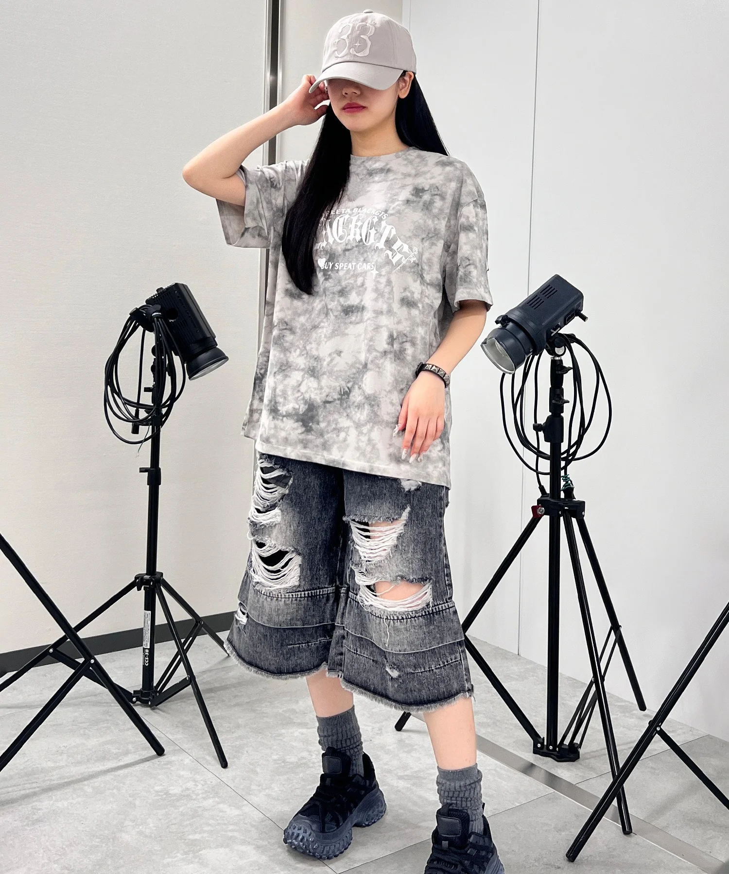 ゴシックロゴタイダイビッグT - Image 8