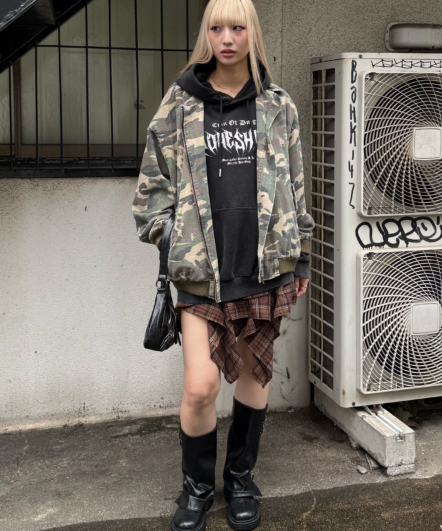 フェイクスリーブイレヘムスカート - Image 10