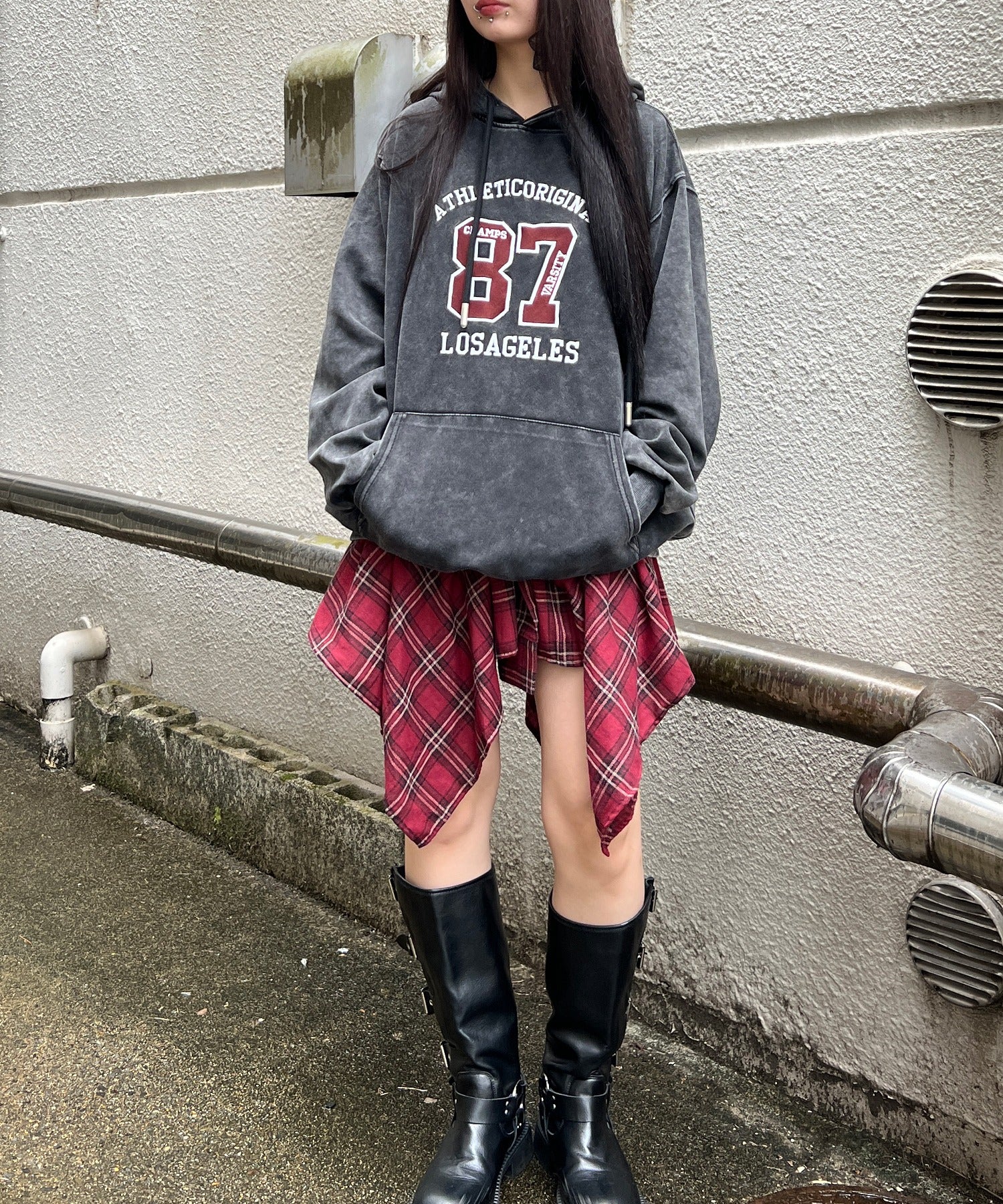 フェイクスリーブイレヘムスカート - Image 12
