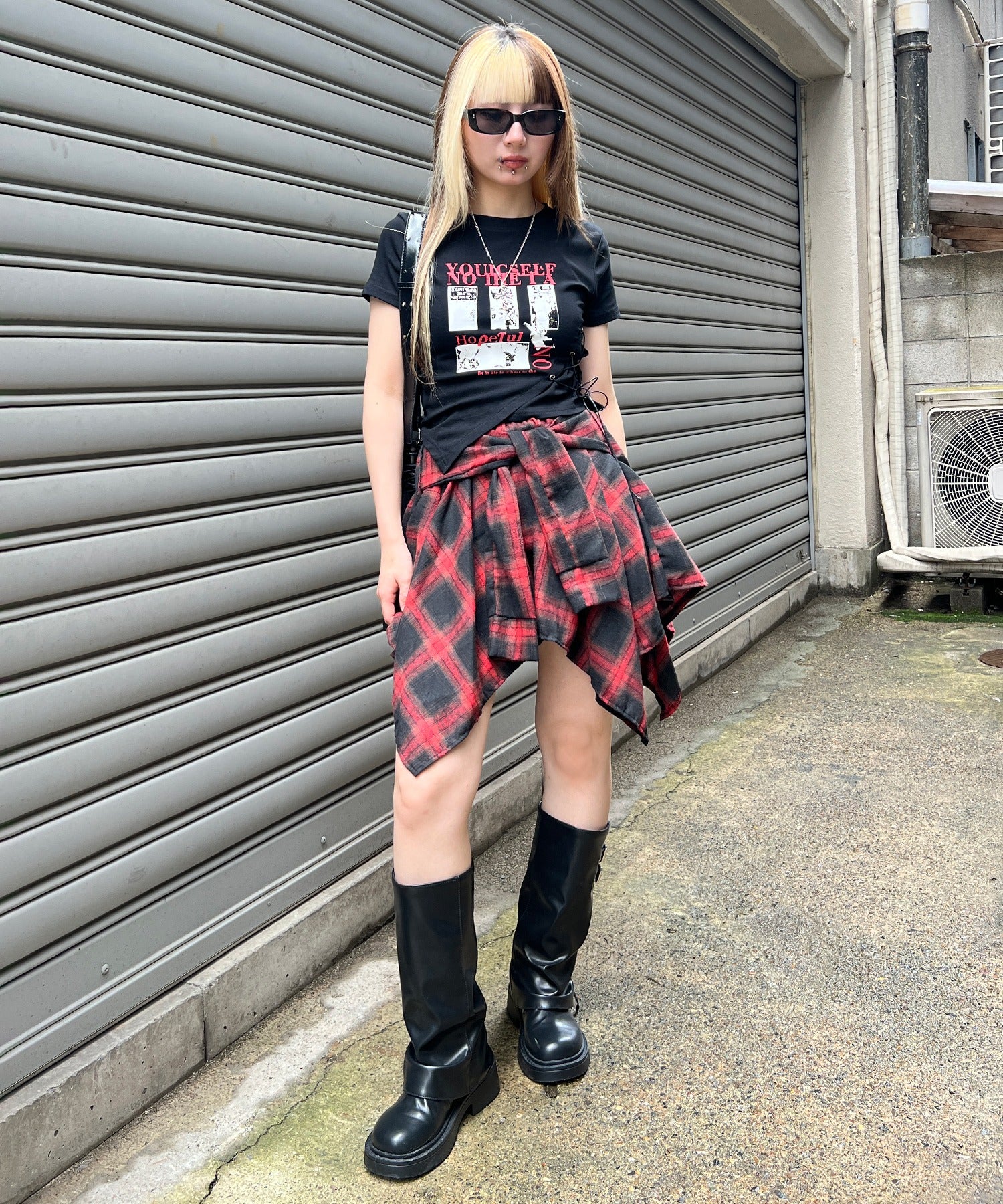 フェイクスリーブイレヘムスカート - Image 17