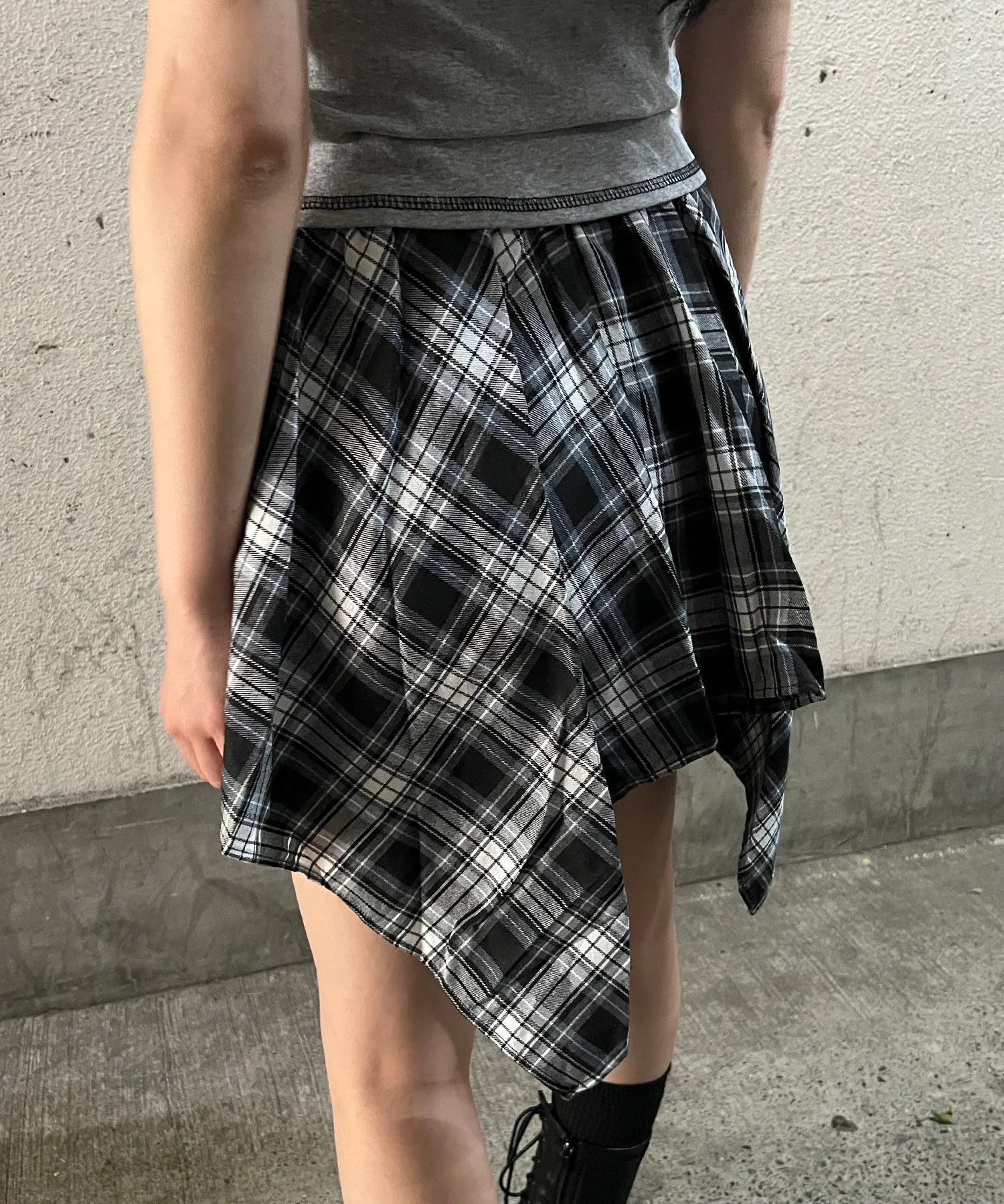 フェイクスリーブイレヘムスカート - Image 18