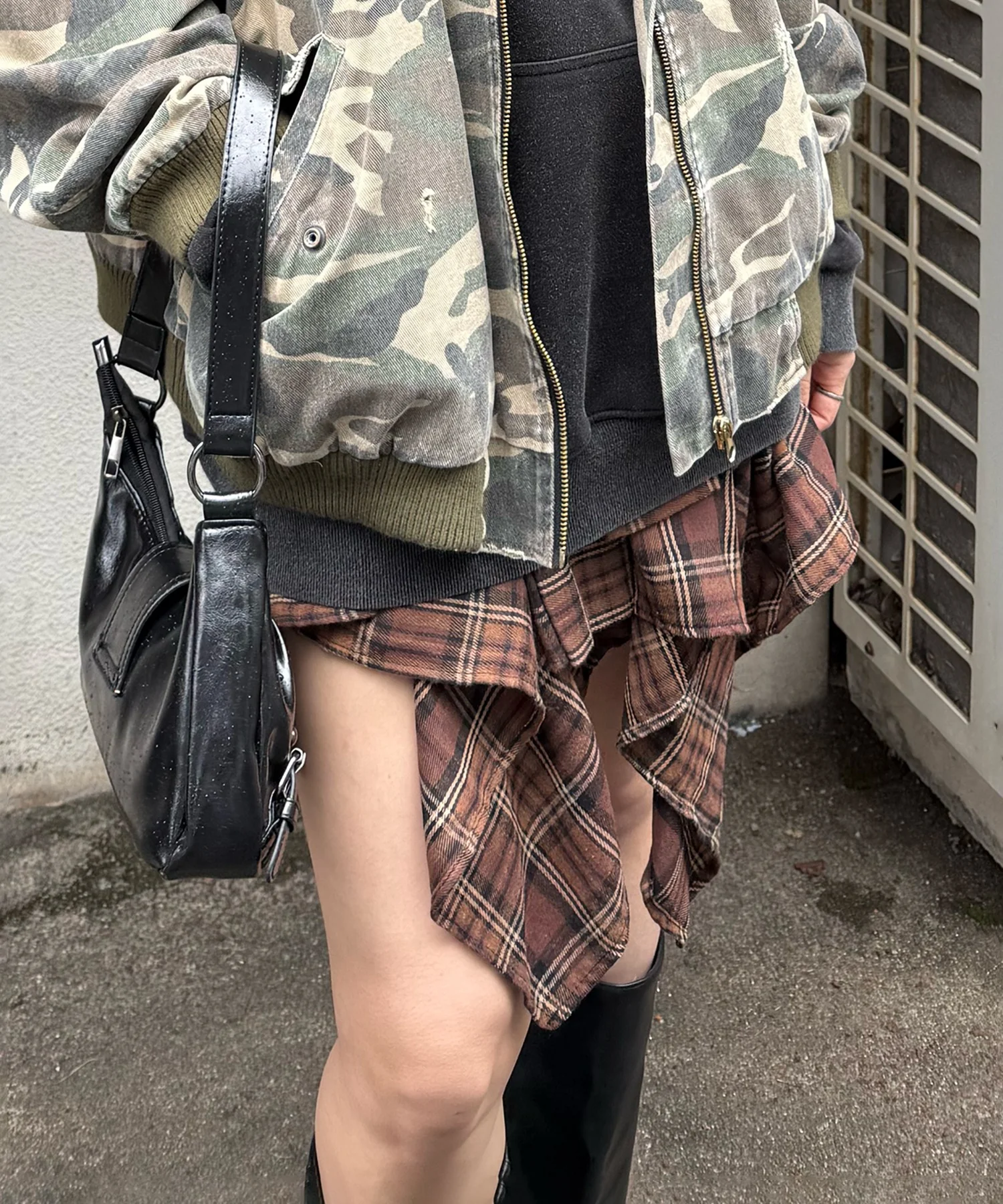 フェイクスリーブイレヘムスカート - Image 6
