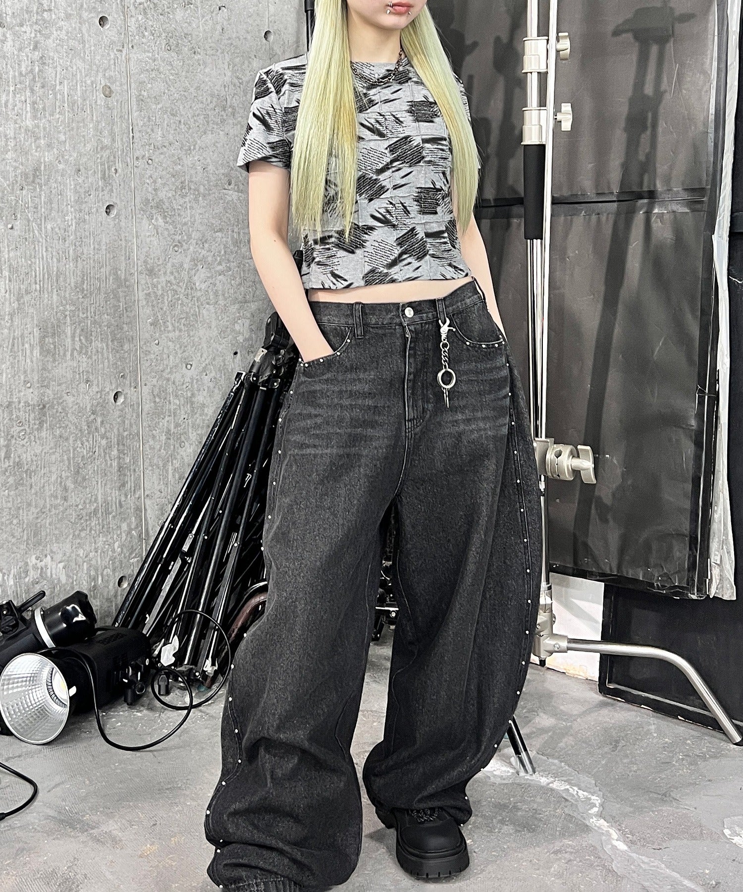 オールオーバーパンクロゴT - Image 6