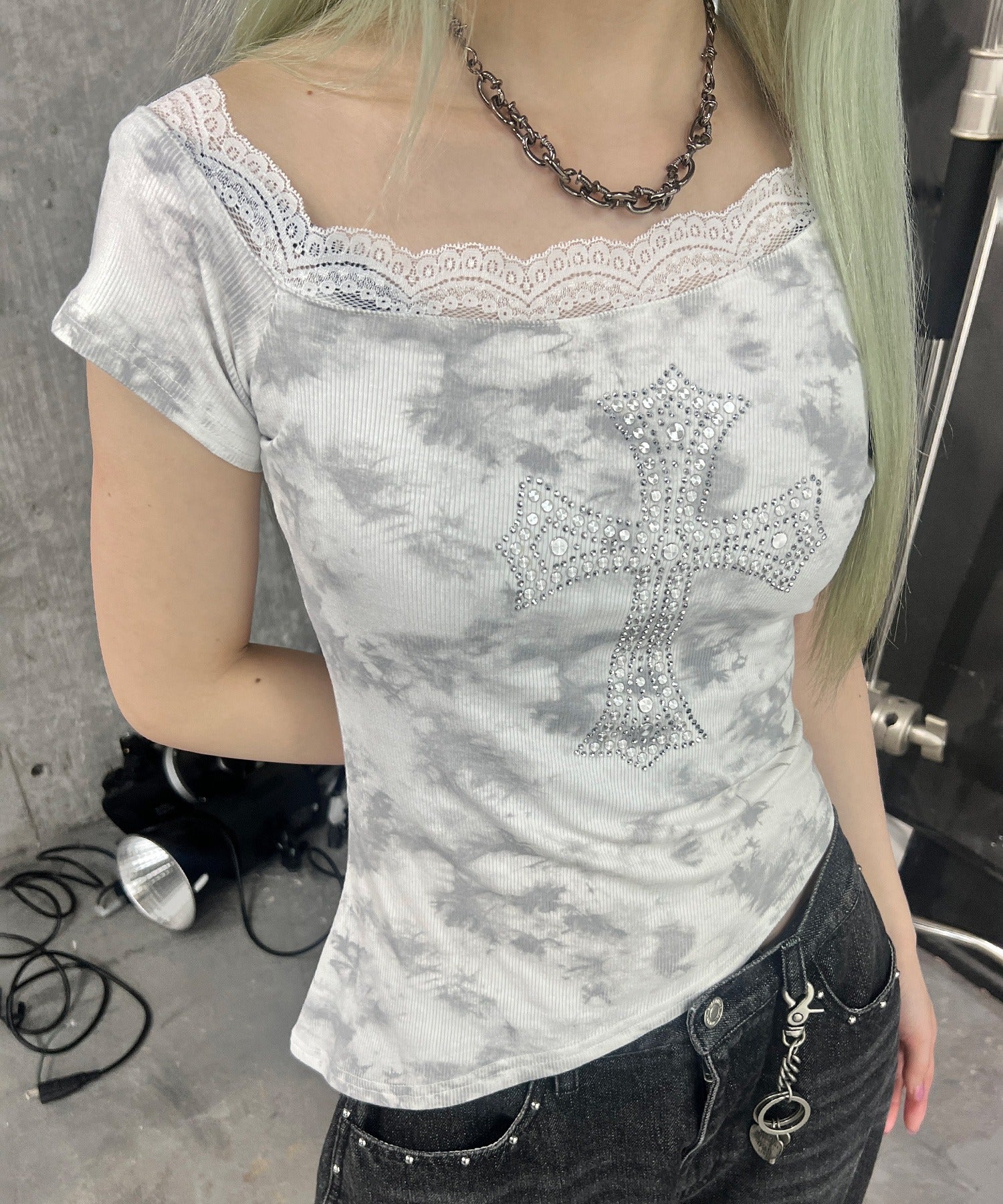 オフショルクロスピチT