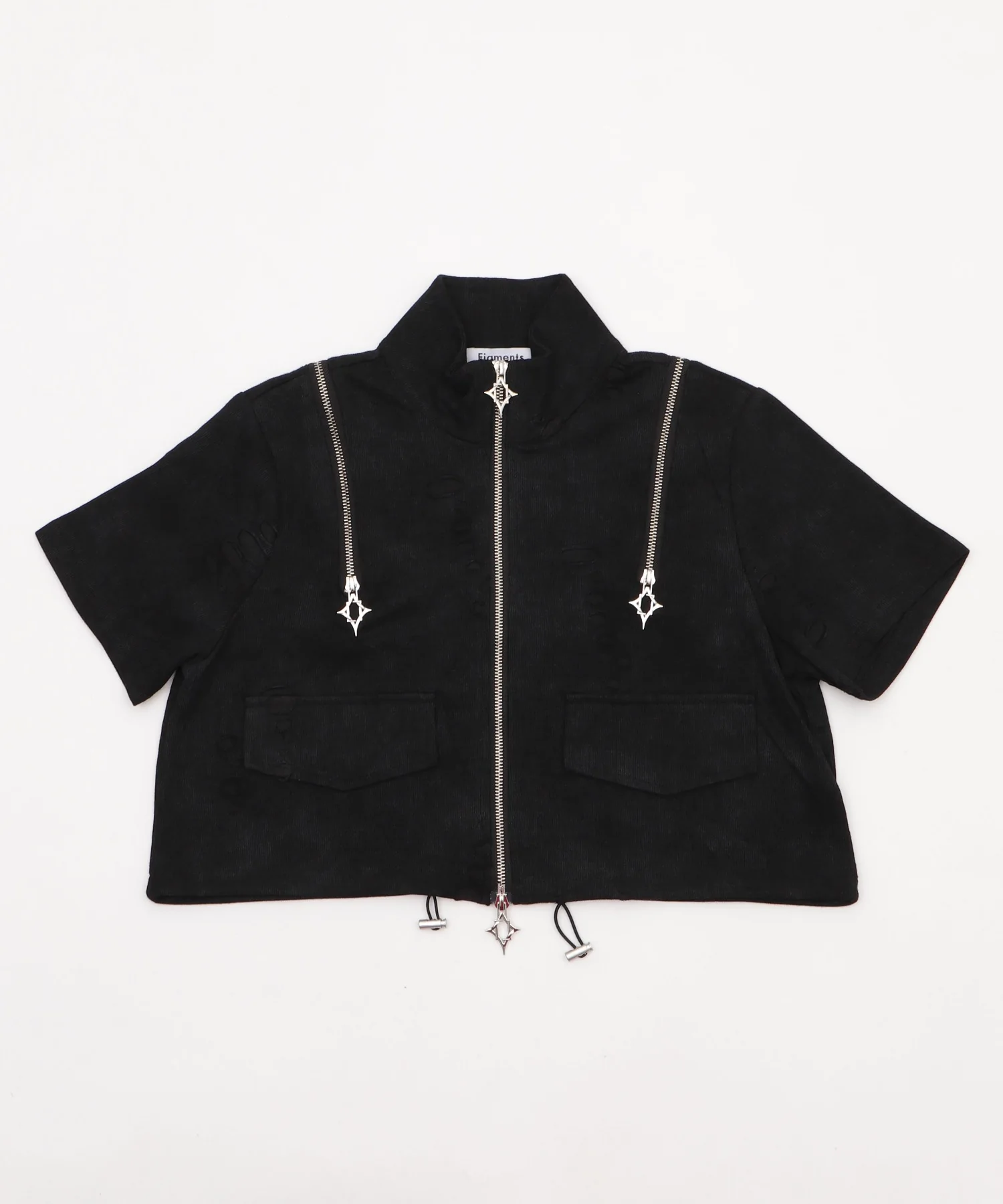 クロップドショルダーZIPトップ - Image 8
