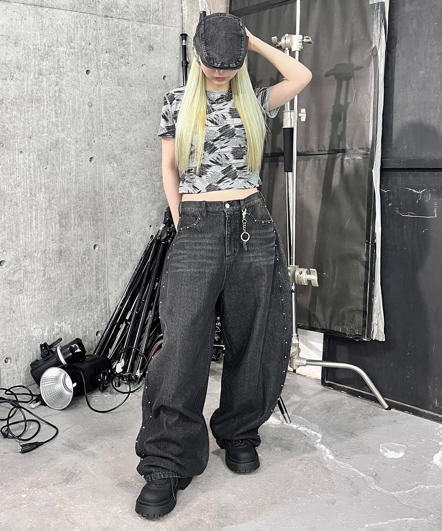 スタッズバレルデニム - Image 15